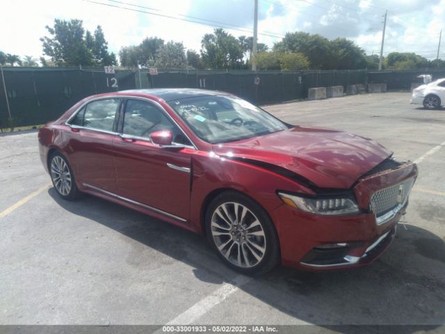 lincoln continental 2017 1ln6l9rp7h5600403