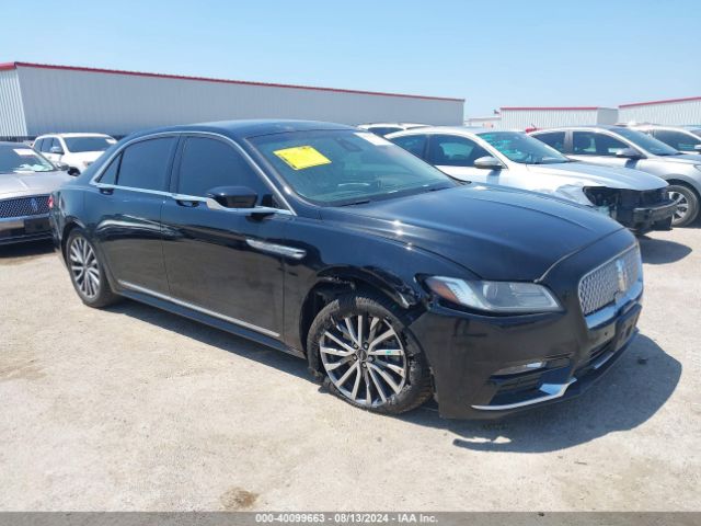 lincoln continental 2018 1ln6l9sk3j5609605