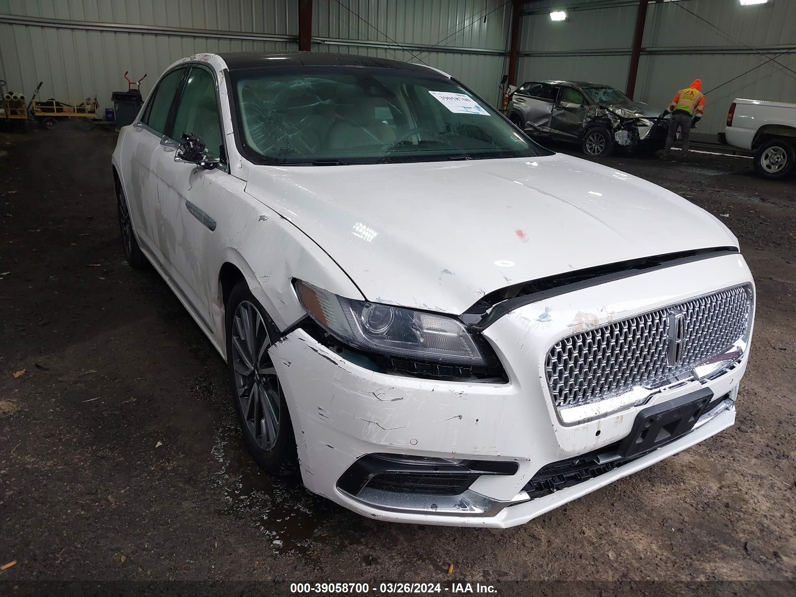 lincoln continental 2018 1ln6l9sk3j5609846