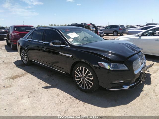 lincoln continental 2017 1ln6l9sk5h5602326