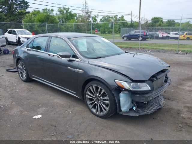 lincoln continental 2017 1ln6l9tk0h5618139