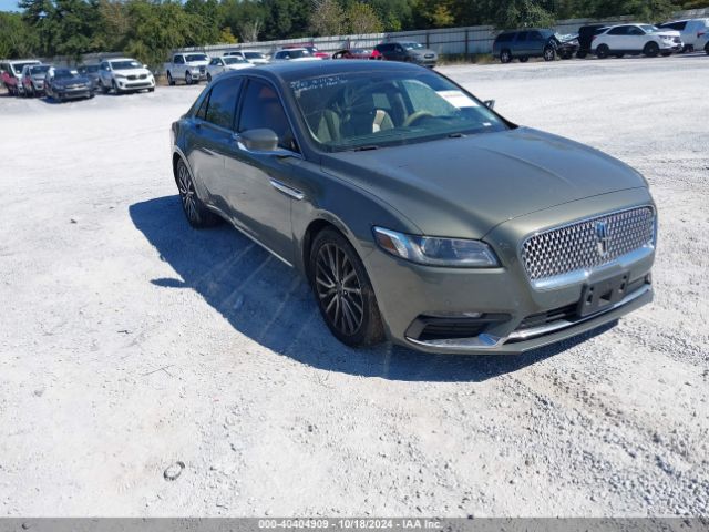 lincoln continental 2017 1ln6l9tk1h5617355