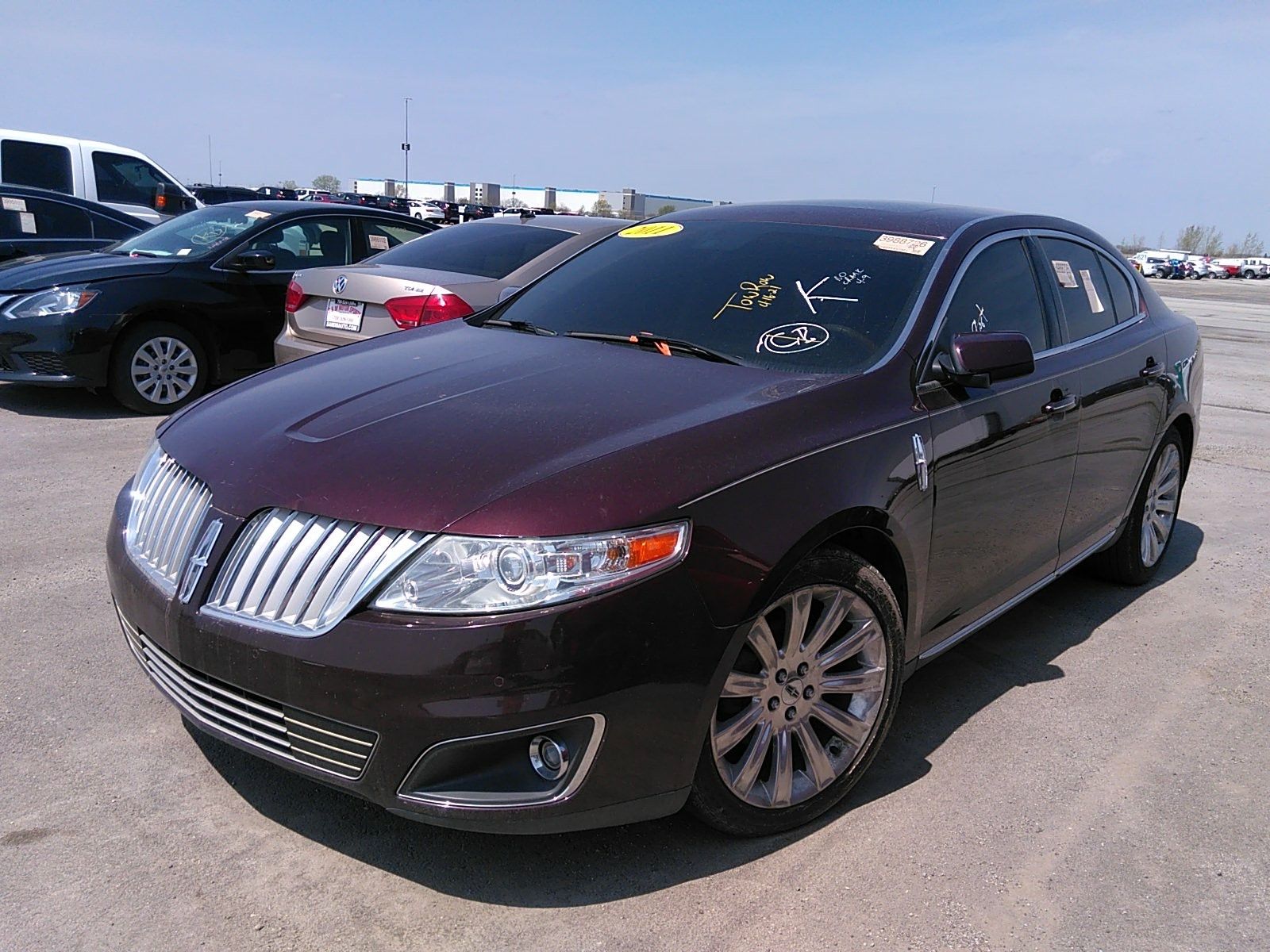 lincoln mks awd v6 2011 1lnhl9er7bg609307