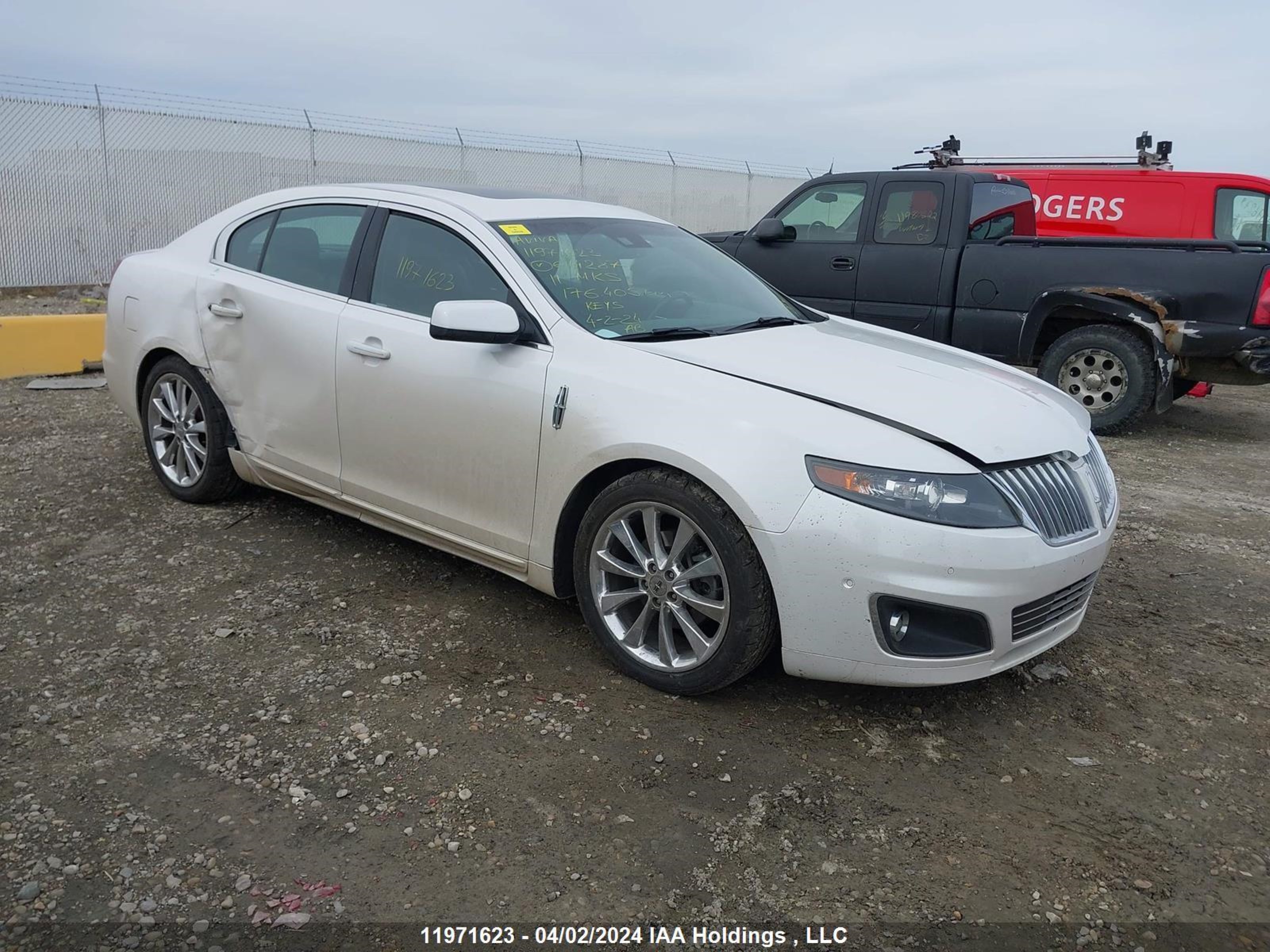 lincoln mks 2011 1lnhl9ft5bg614287