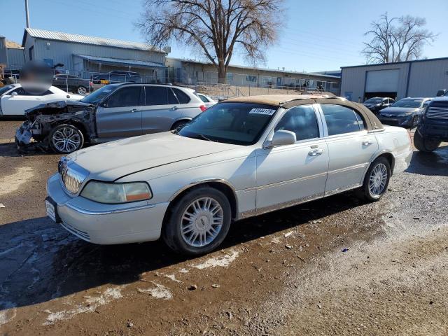 lincoln town car s 2007 1lnhm82v67y606599