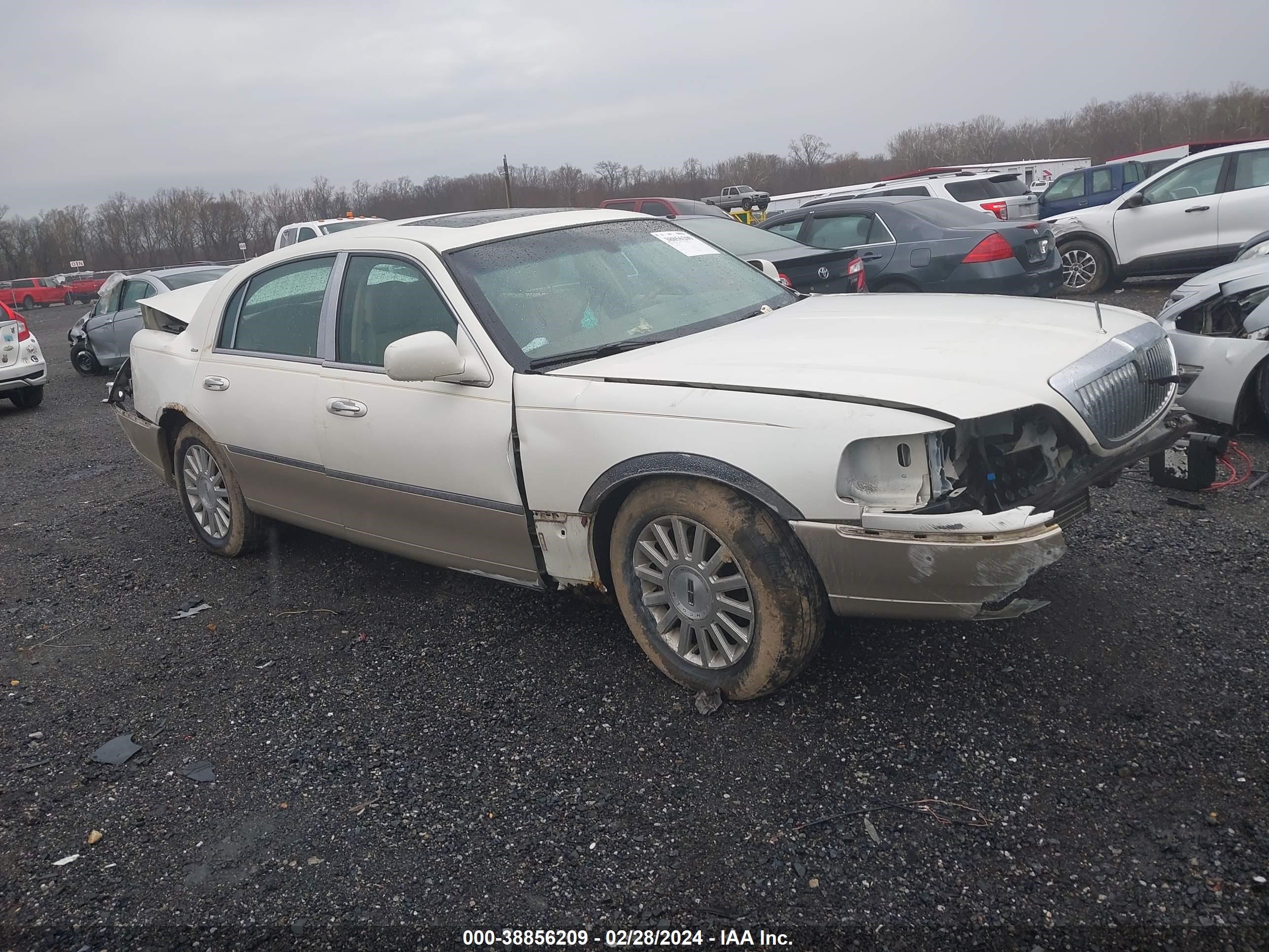 lincoln town car 2004 1lnhm83w04y613972