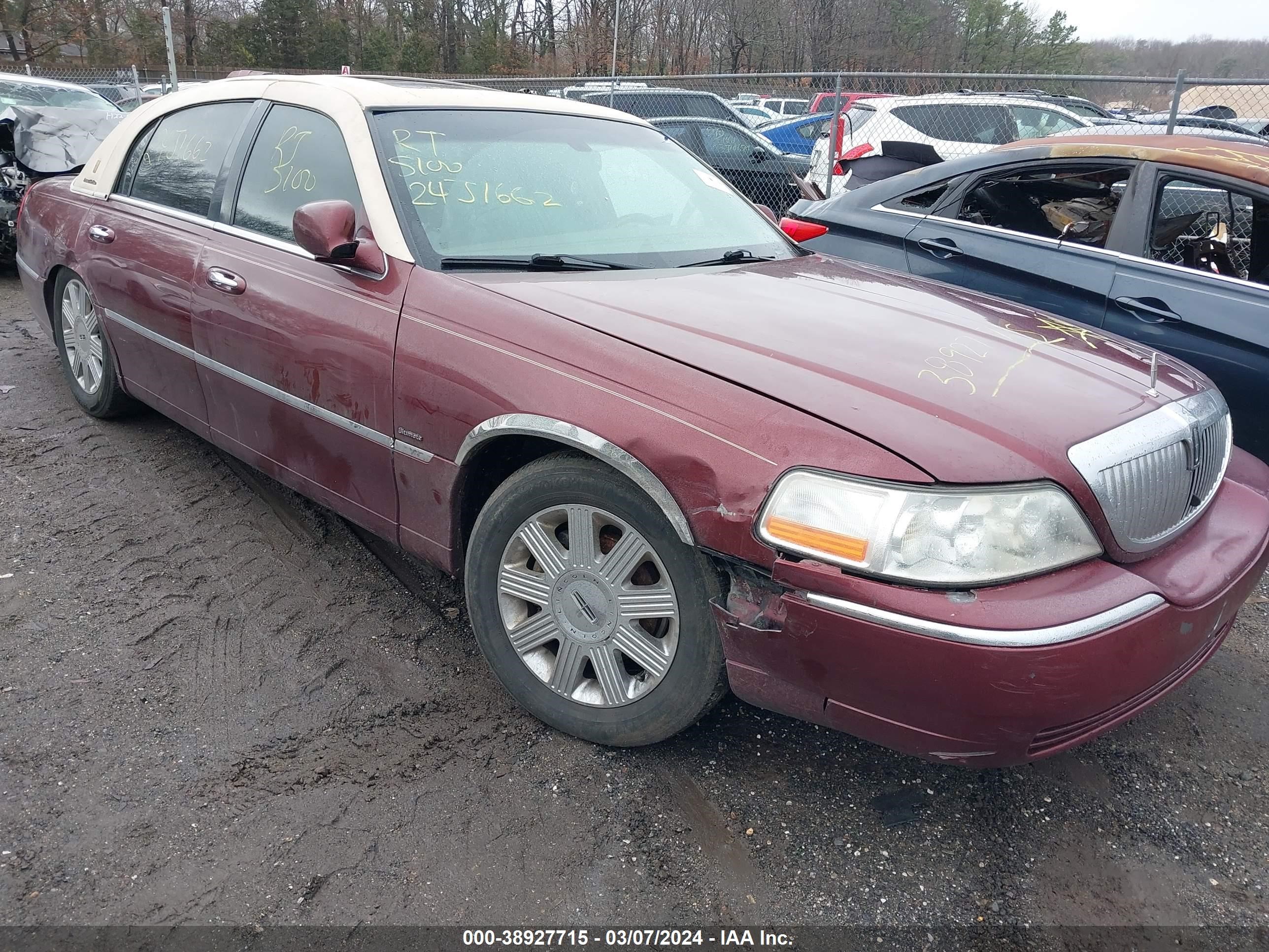 lincoln town car 2004 1lnhm83w94y604445