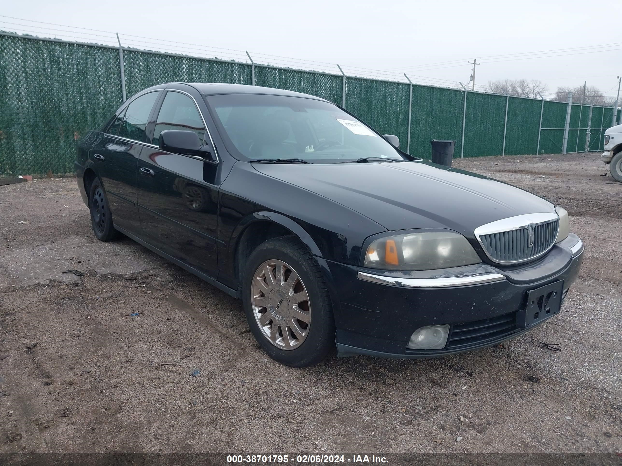 lincoln ls 2003 1lnhm86sx3y678805