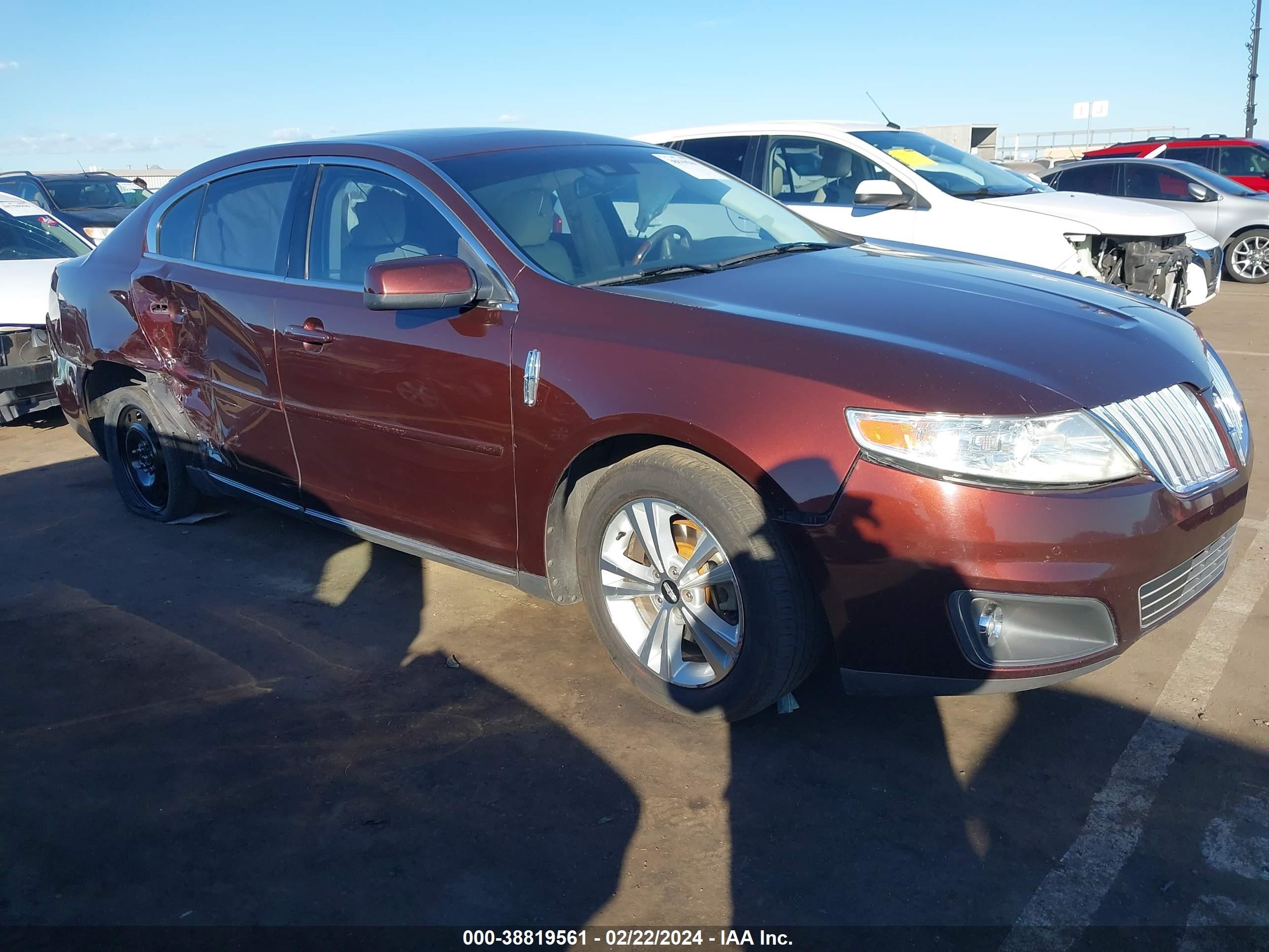 lincoln mks 2009 1lnhm93r59g613379