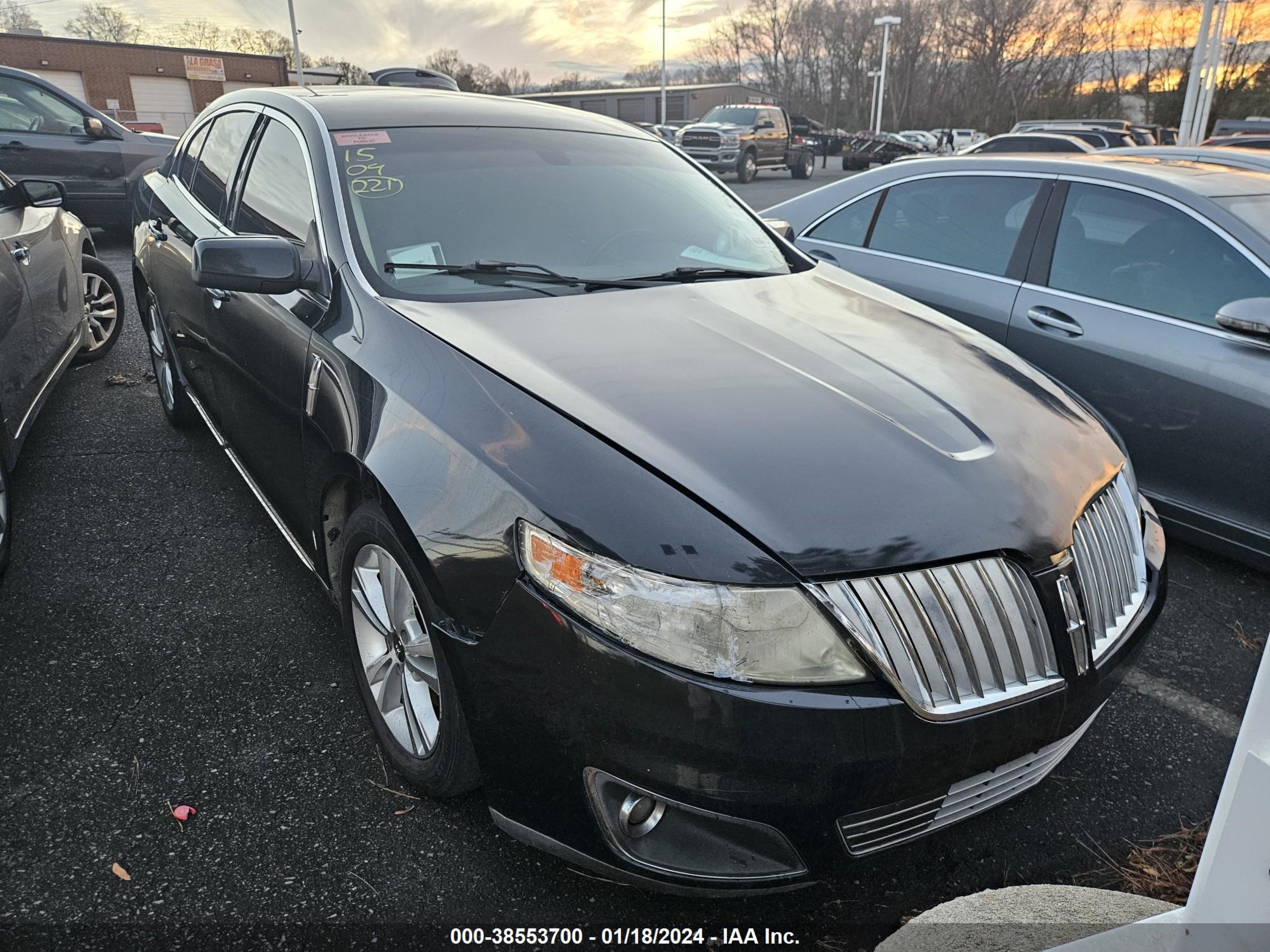 lincoln mks 2009 1lnhm93r59g625077