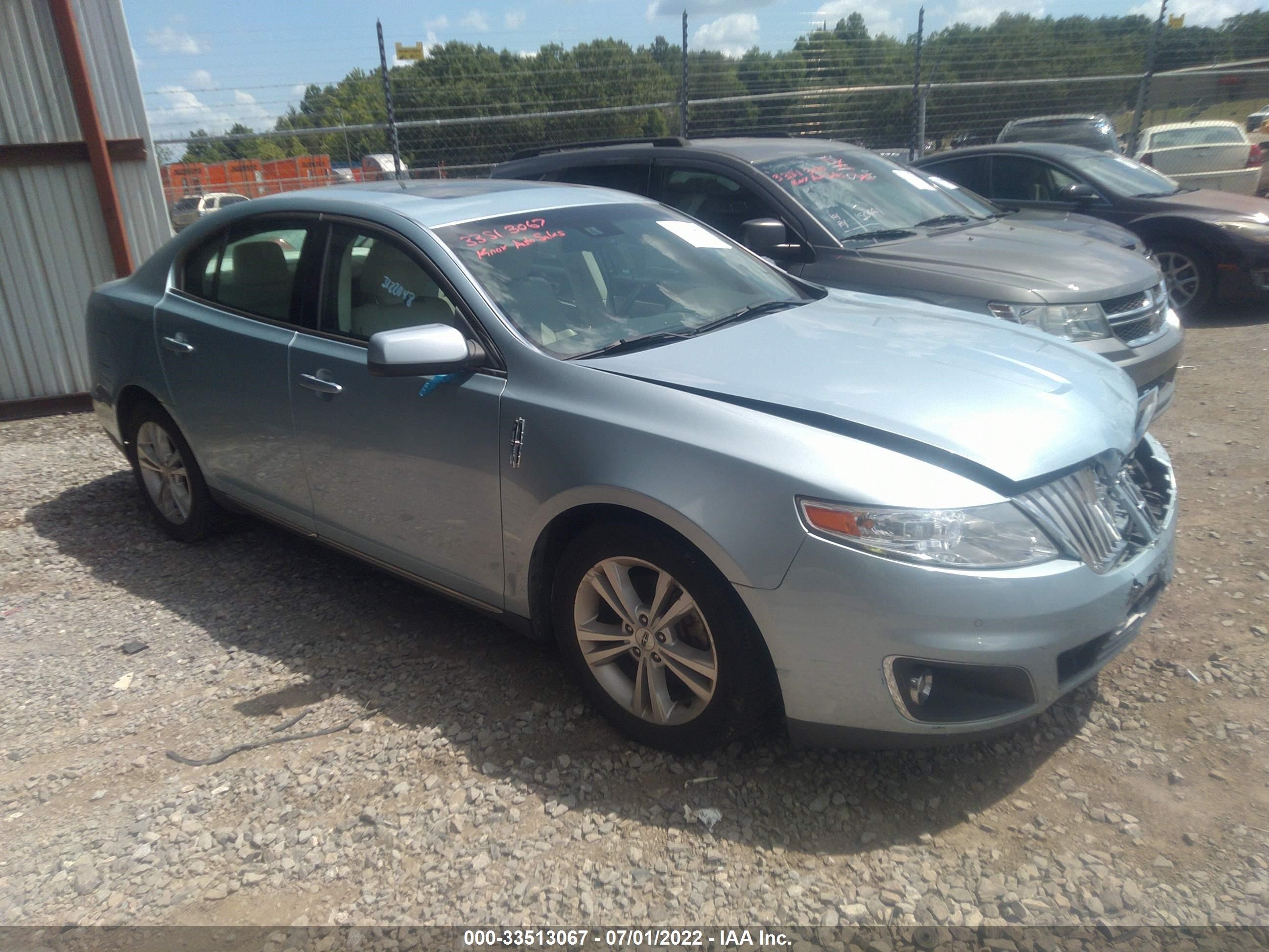 lincoln mks 2009 1lnhm93r99g613403