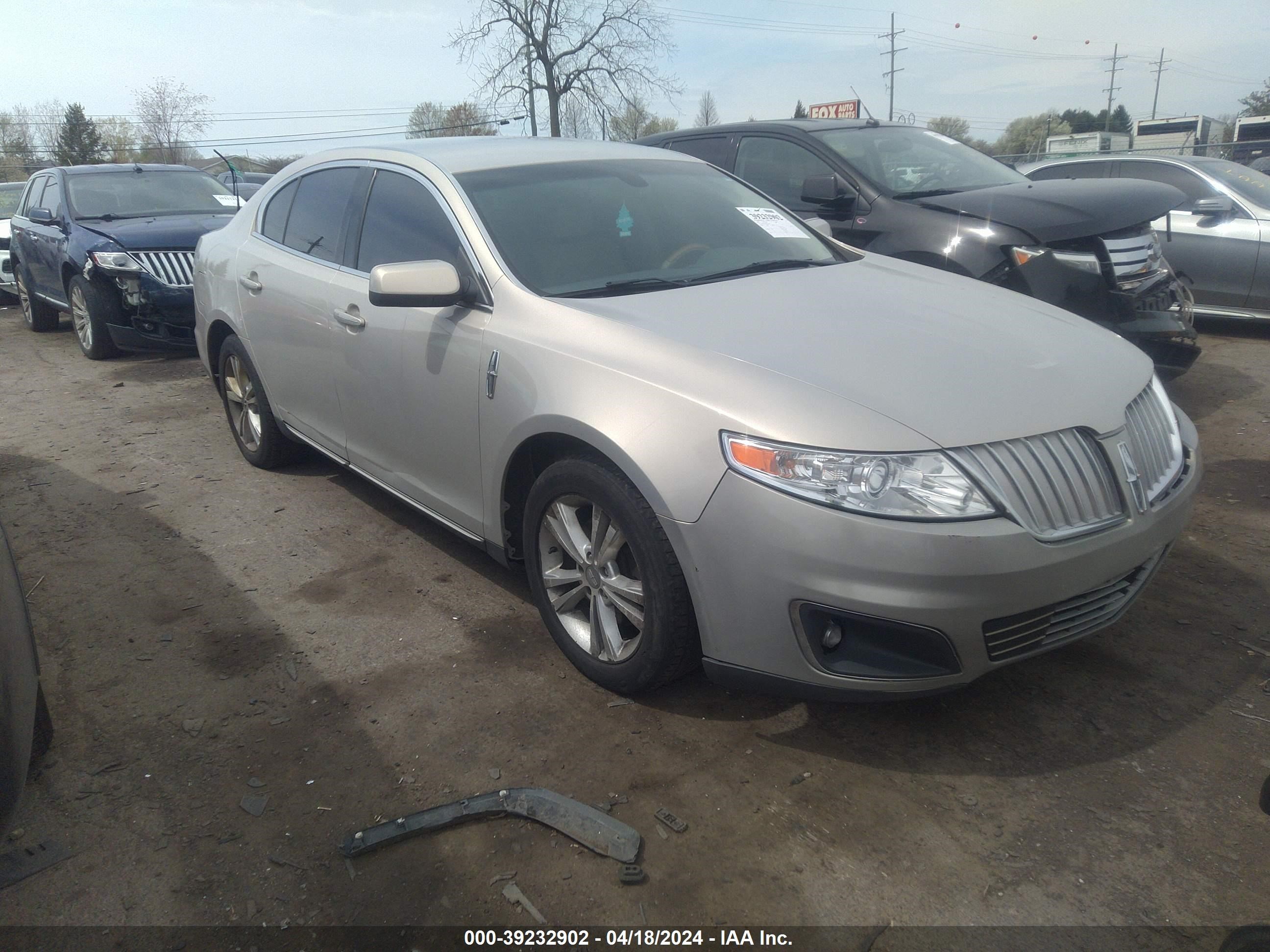 lincoln mks 2009 1lnhm93r99g620609