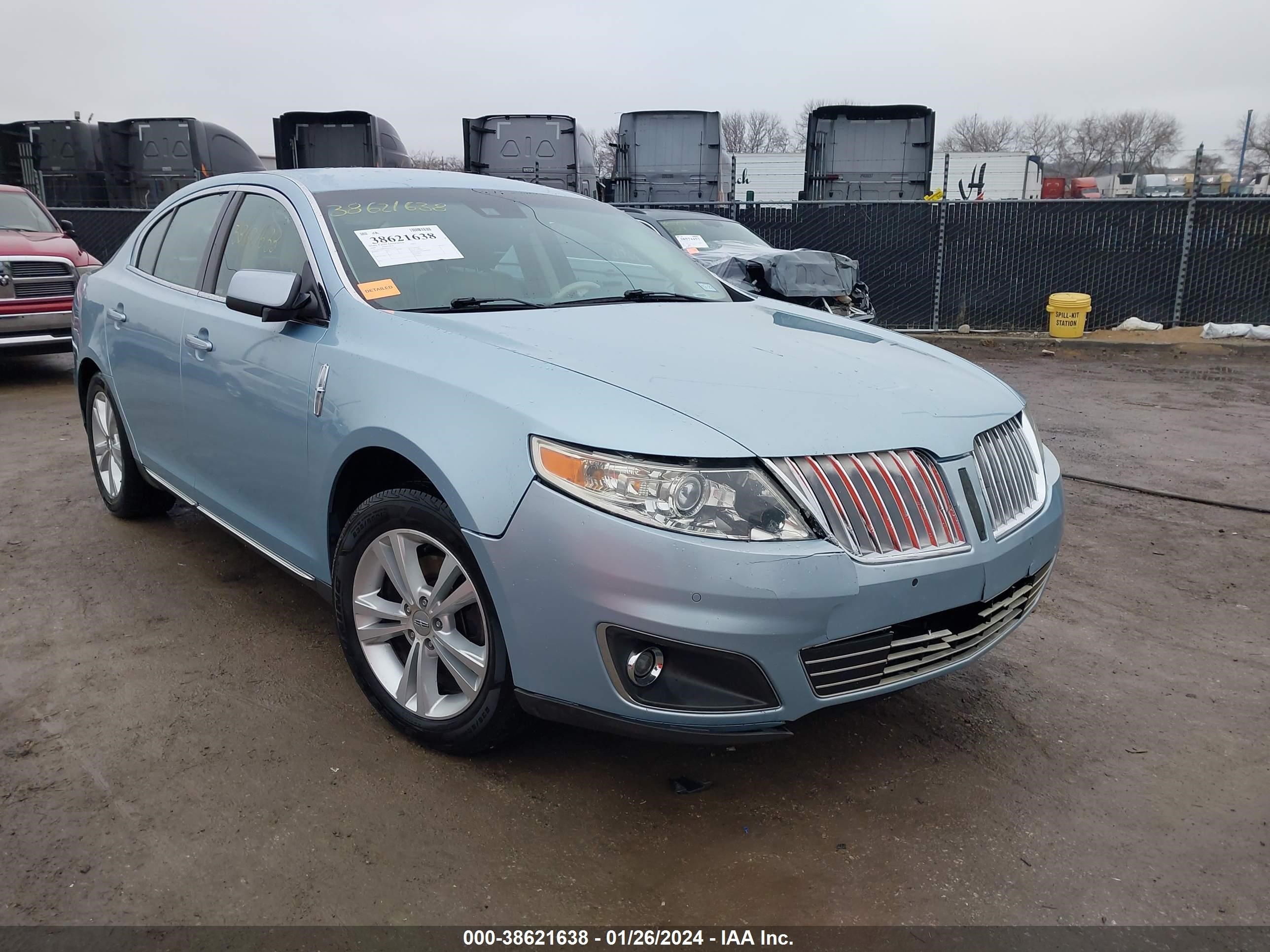 lincoln mks 2009 1lnhm93rx9g633501