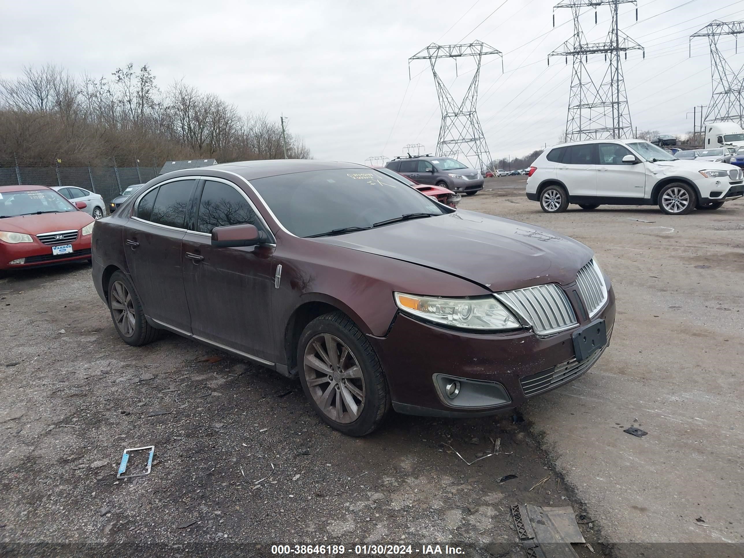 lincoln mks 2009 1lnhm94r29g623012