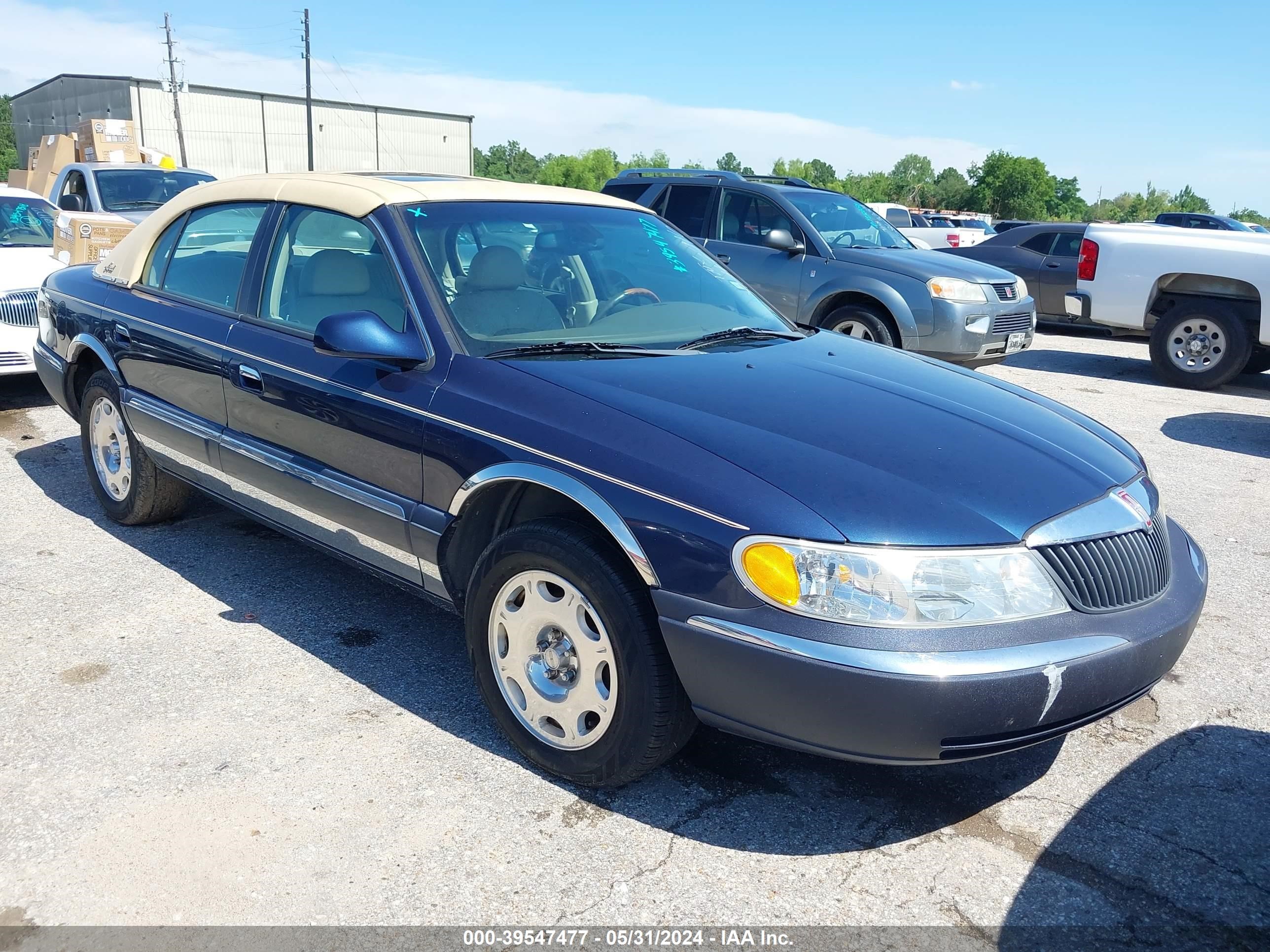 lincoln continental 2002 1lnhm97v02y647916