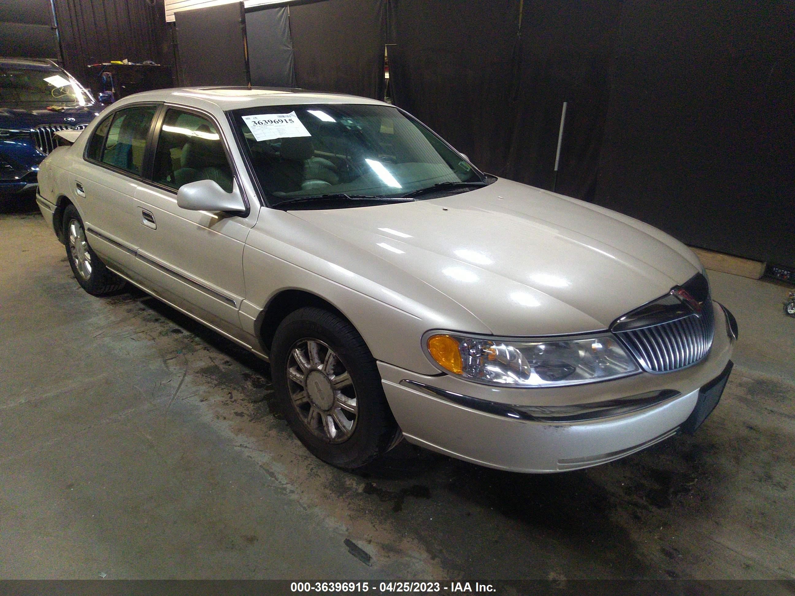 lincoln continental 2000 1lnhm97v1yy798305