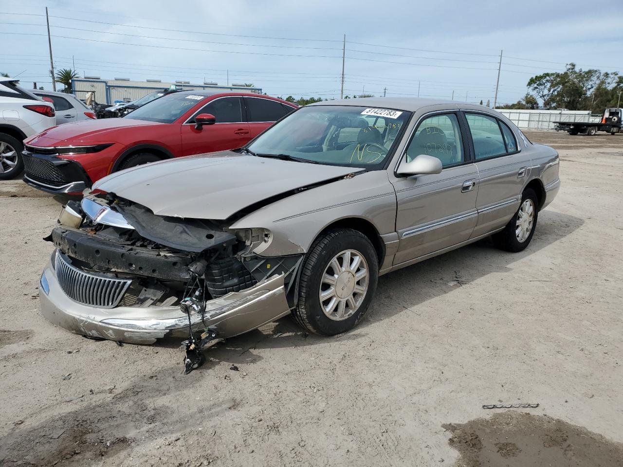 lincoln continental 2001 1lnhm97v31y641705