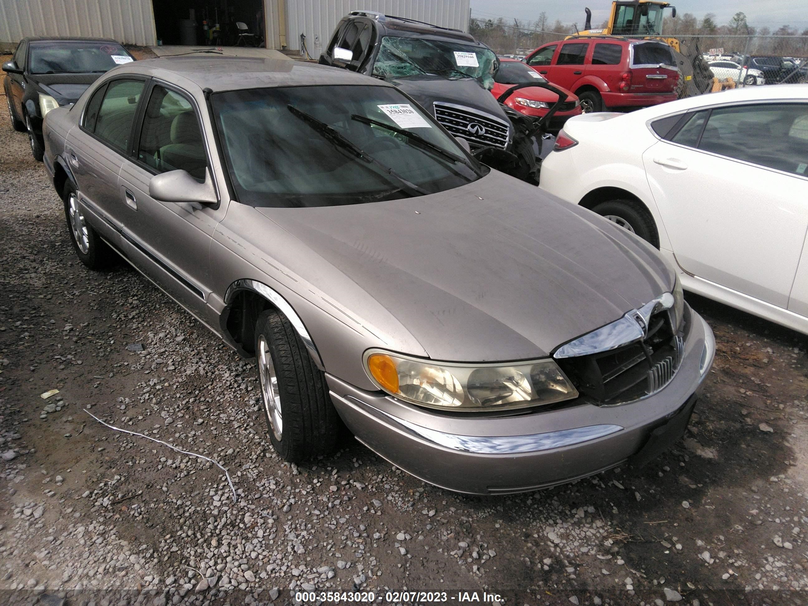 lincoln continental 2000 1lnhm97v4yy822287