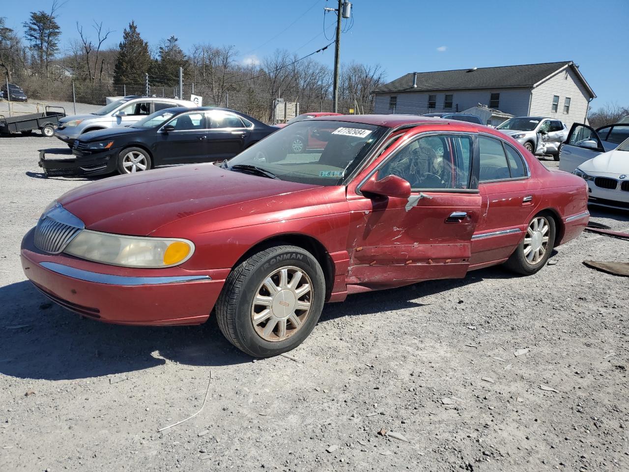 lincoln continental 1999 1lnhm97v5xy704439