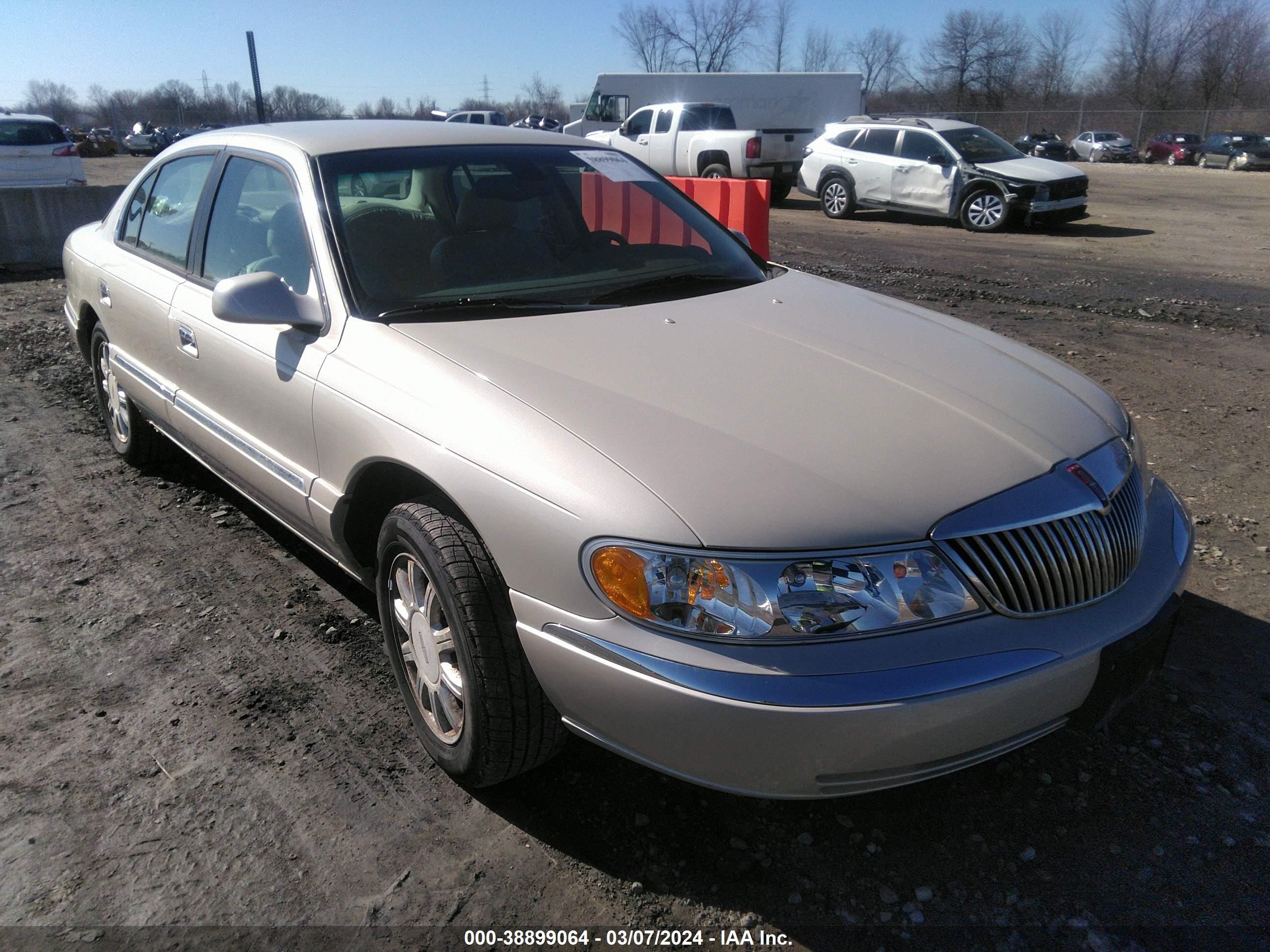 lincoln continental 2002 1lnhm97v62y692083