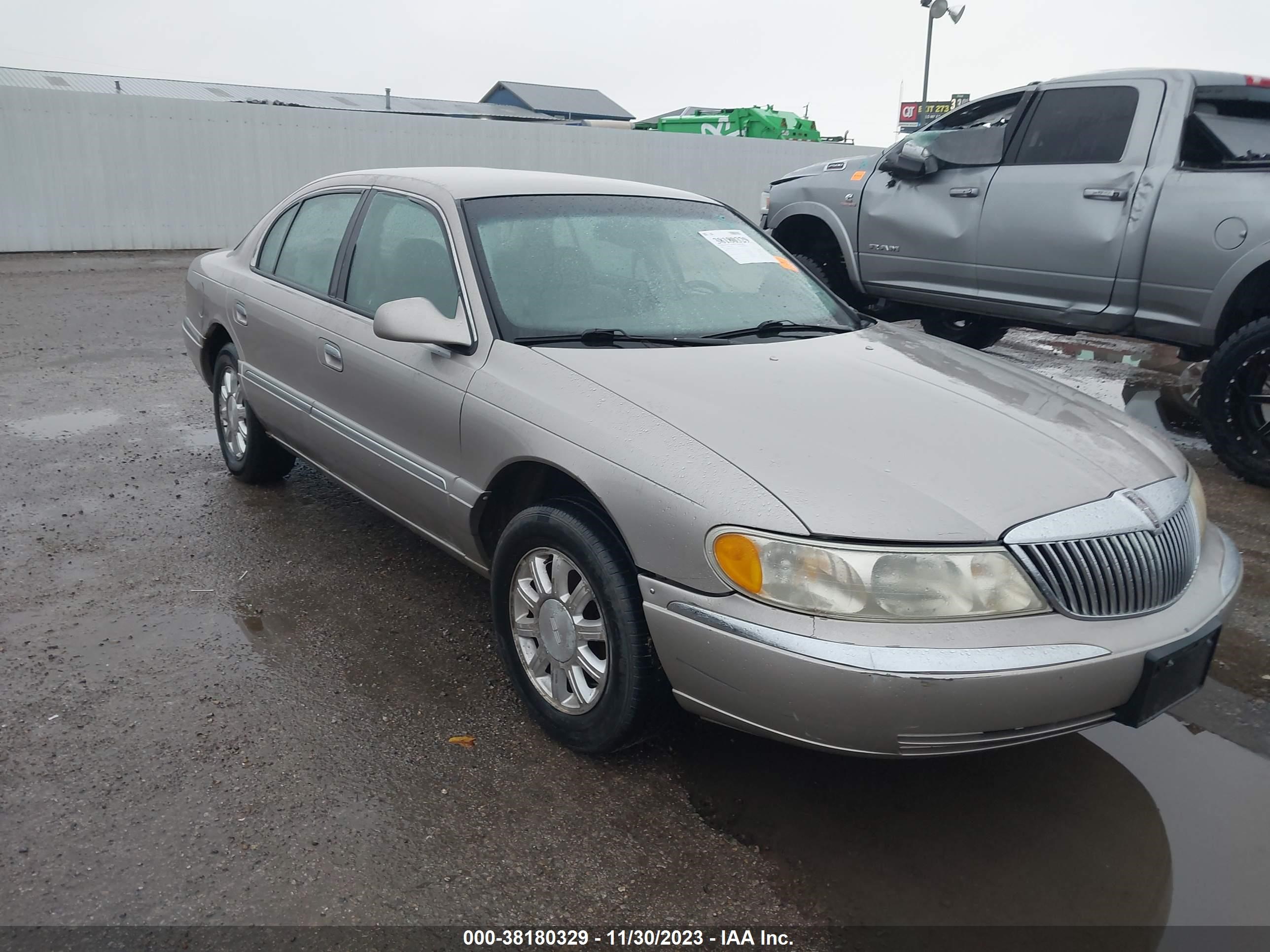 lincoln continental 2000 1lnhm97v6yy817222