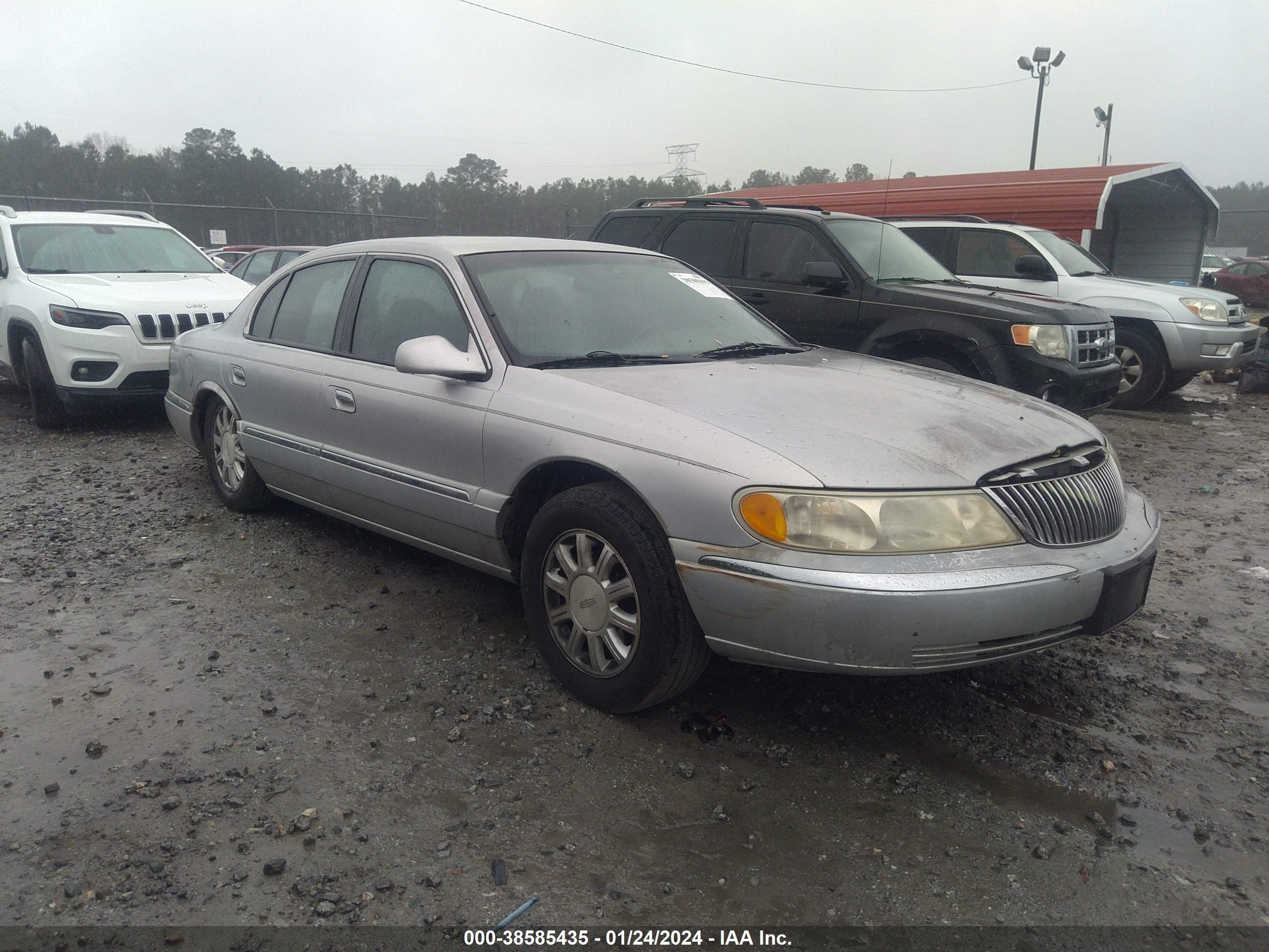 lincoln continental 2001 1lnhm97vx1y715962