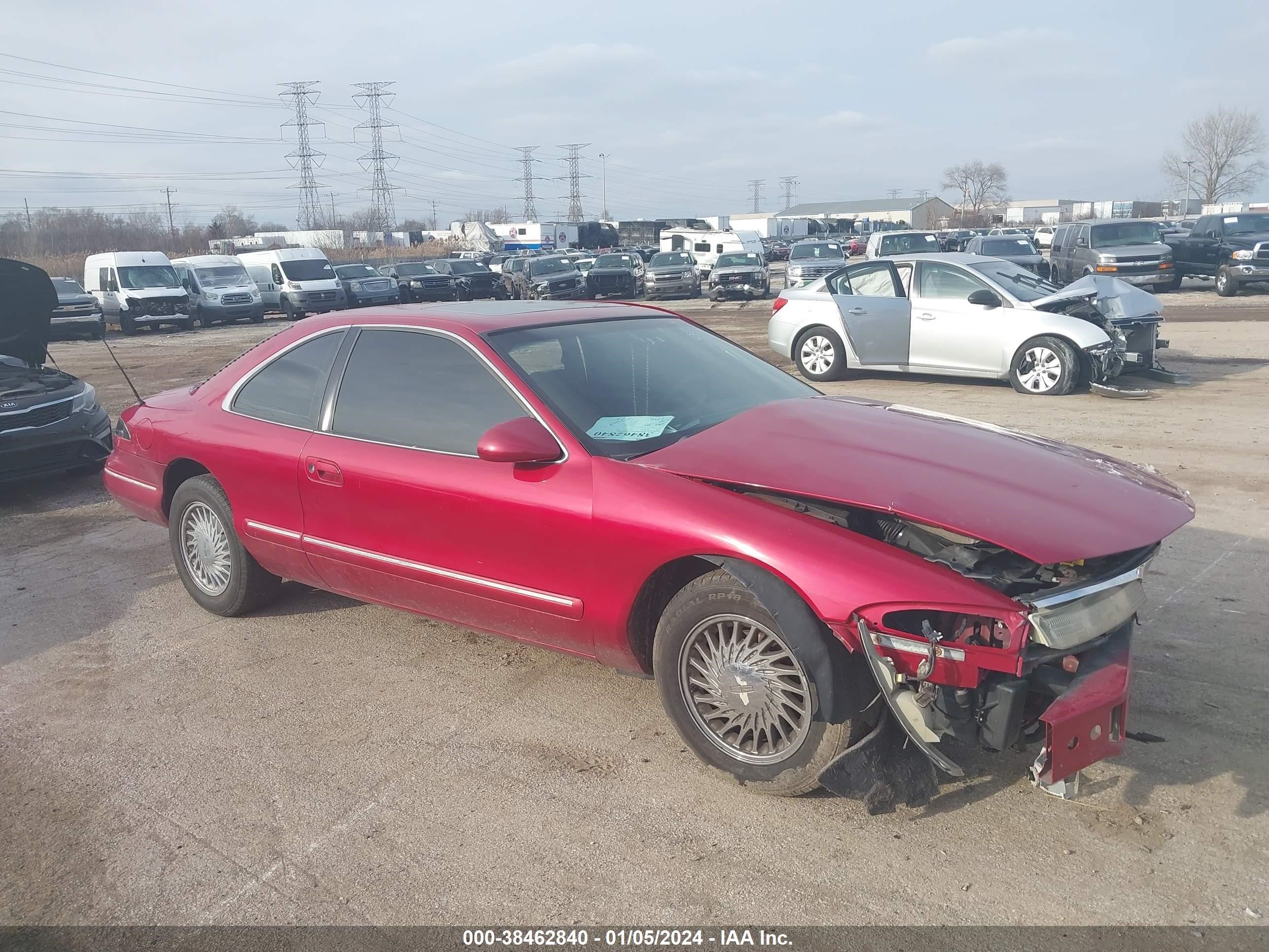 lincoln mark viii 1994 1lnlm91v6ry654592