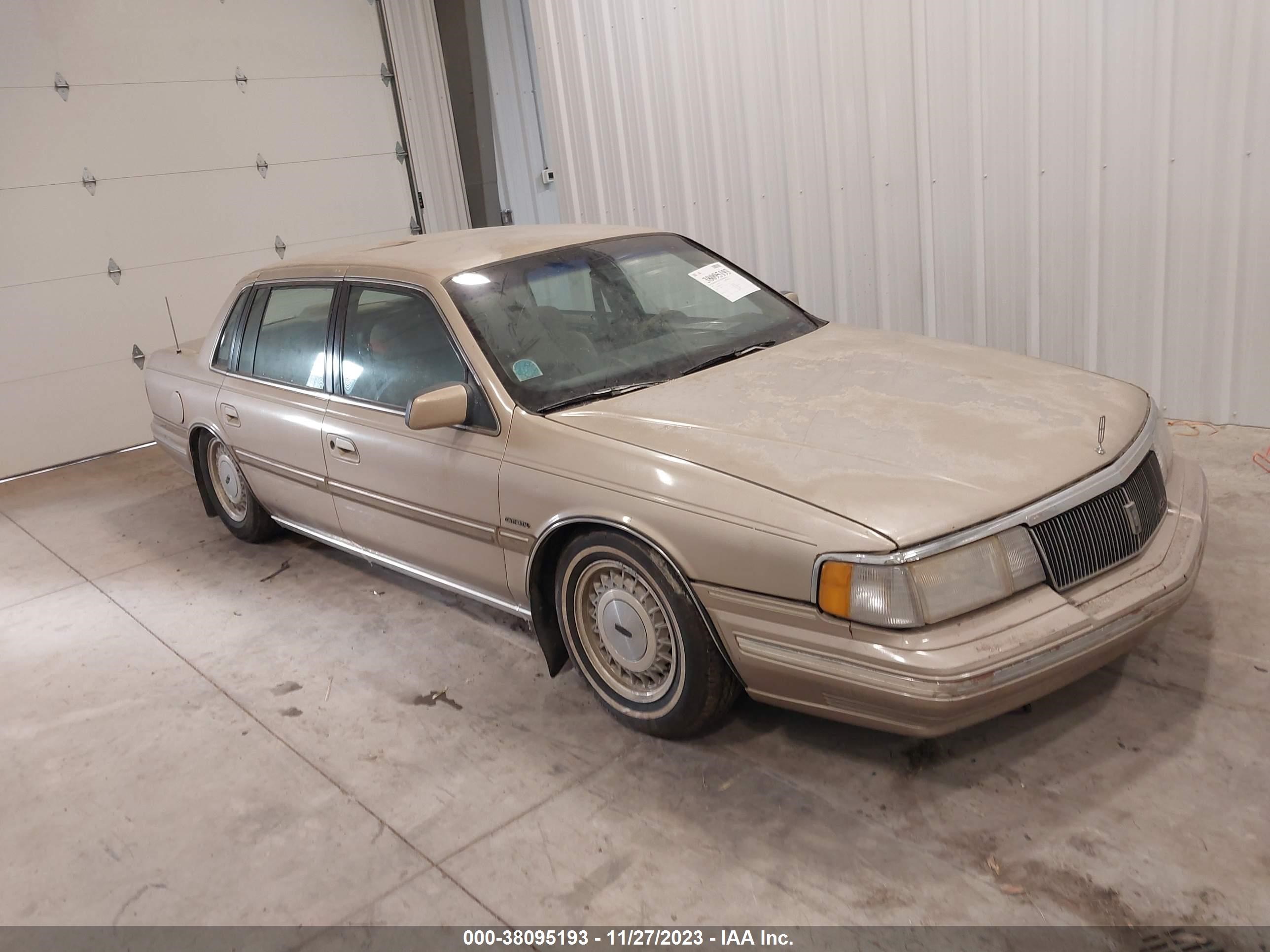 lincoln continental 1989 1lnlm9740ky731106