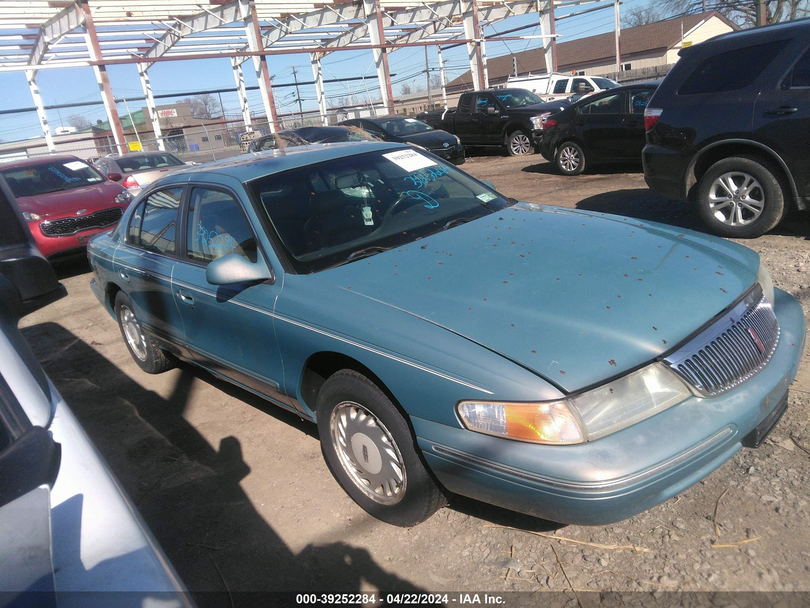 lincoln continental 1996 1lnlm97v6ty600319