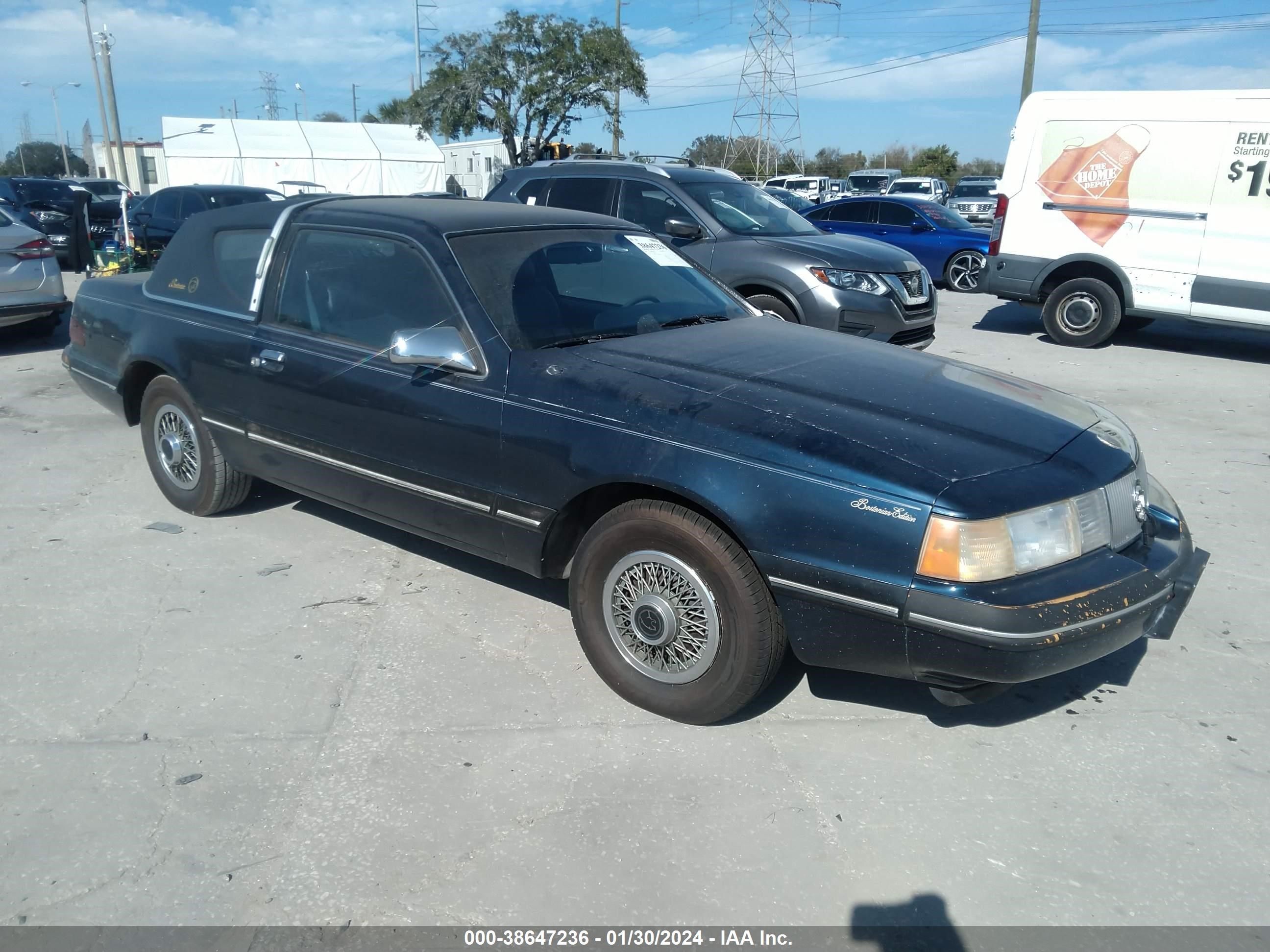 mercury cougar 1988 1mebm6044jh688380