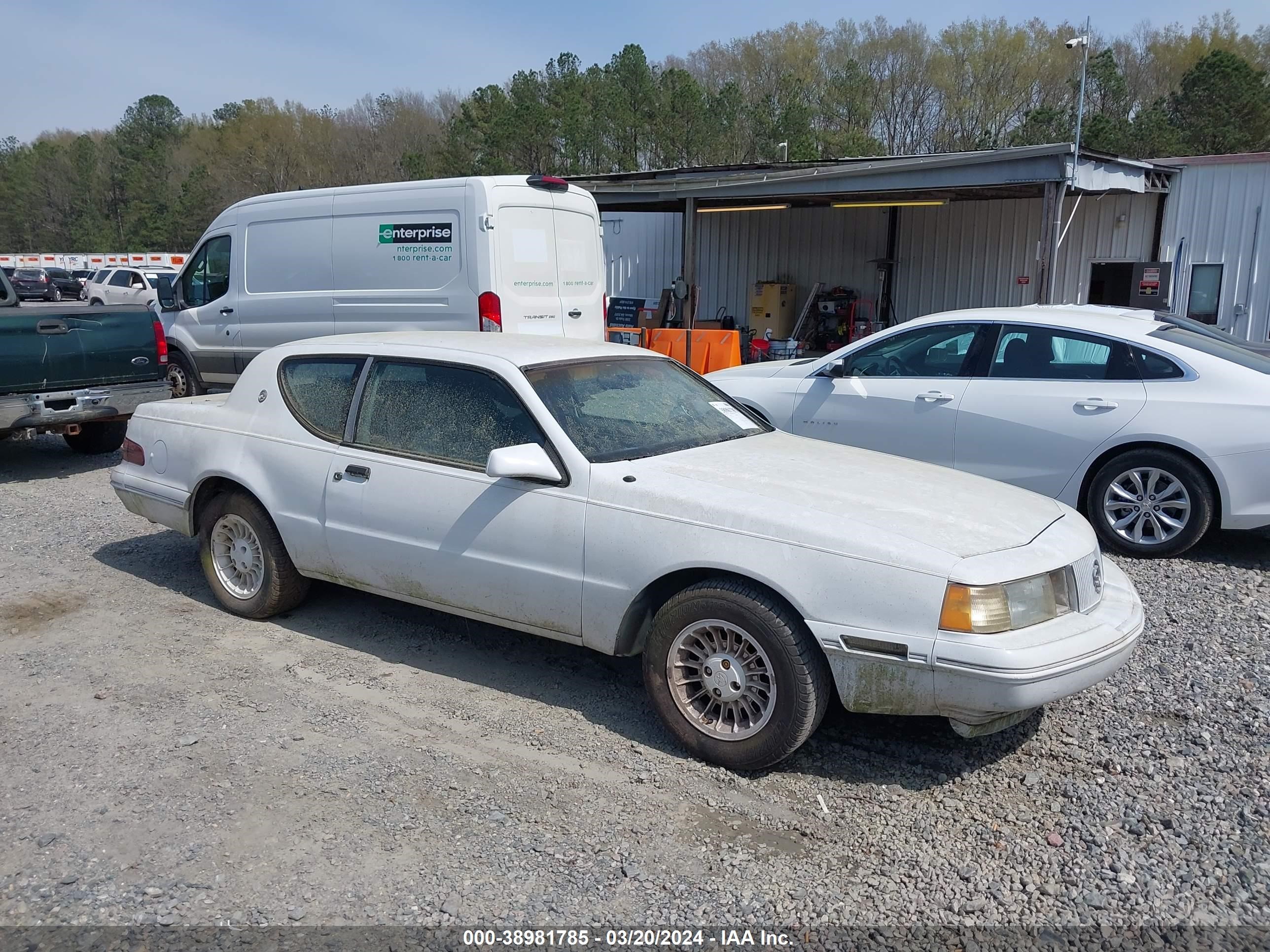 mercury cougar 1988 1mebm62f2jh621033