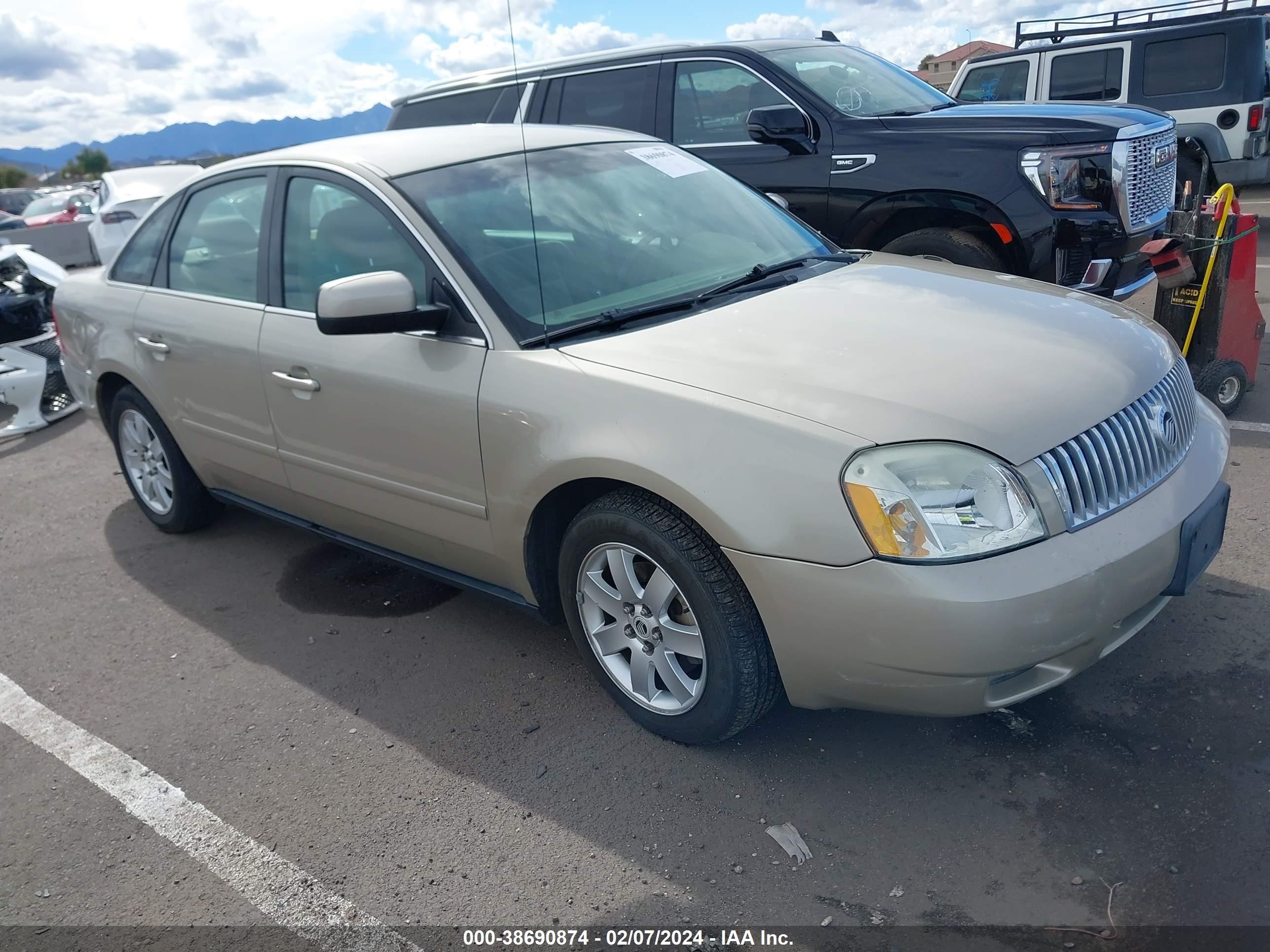 mercury montego 2005 1mefm40115g611330