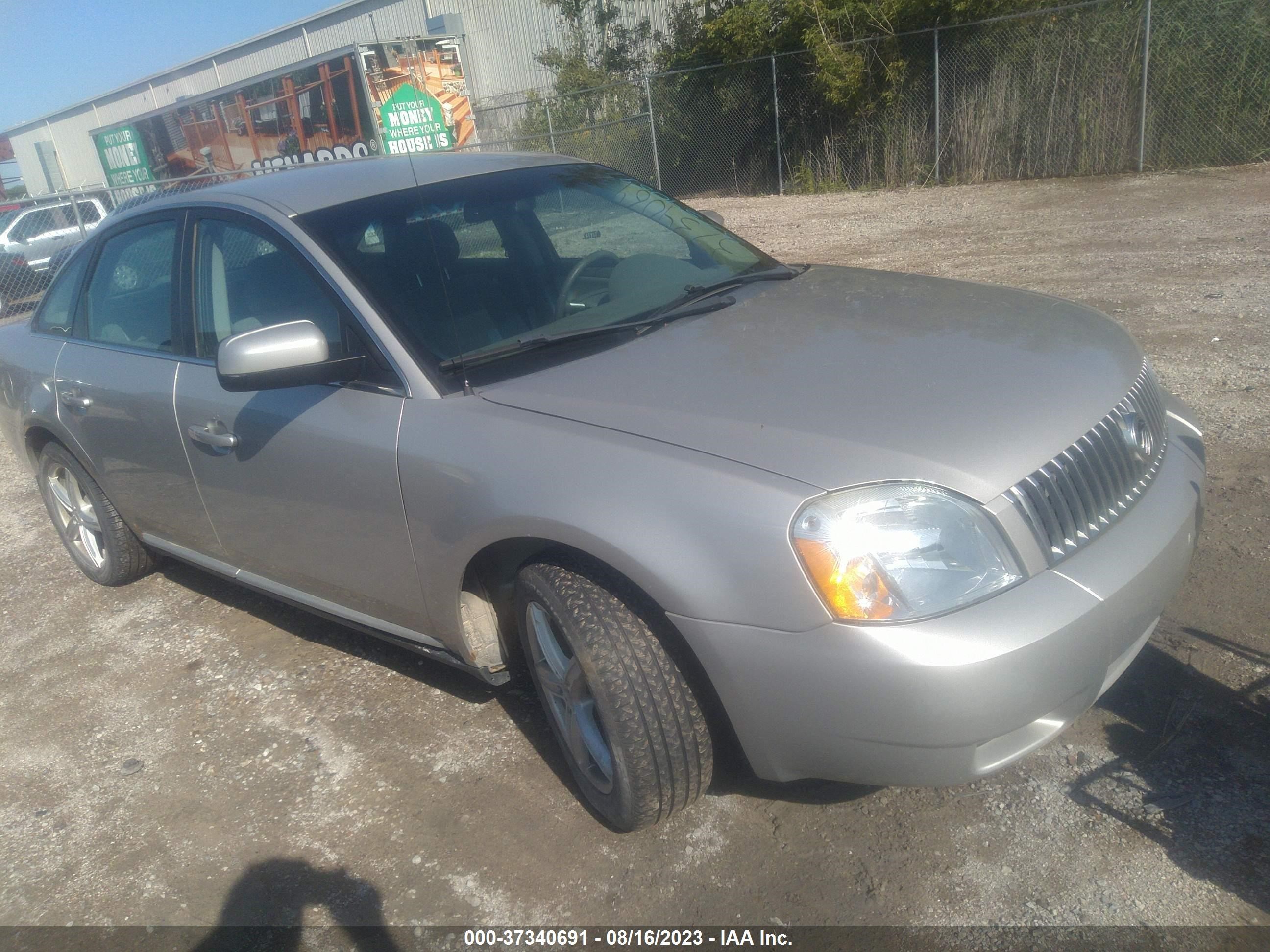 mercury montego 2007 1mefm40127g605247