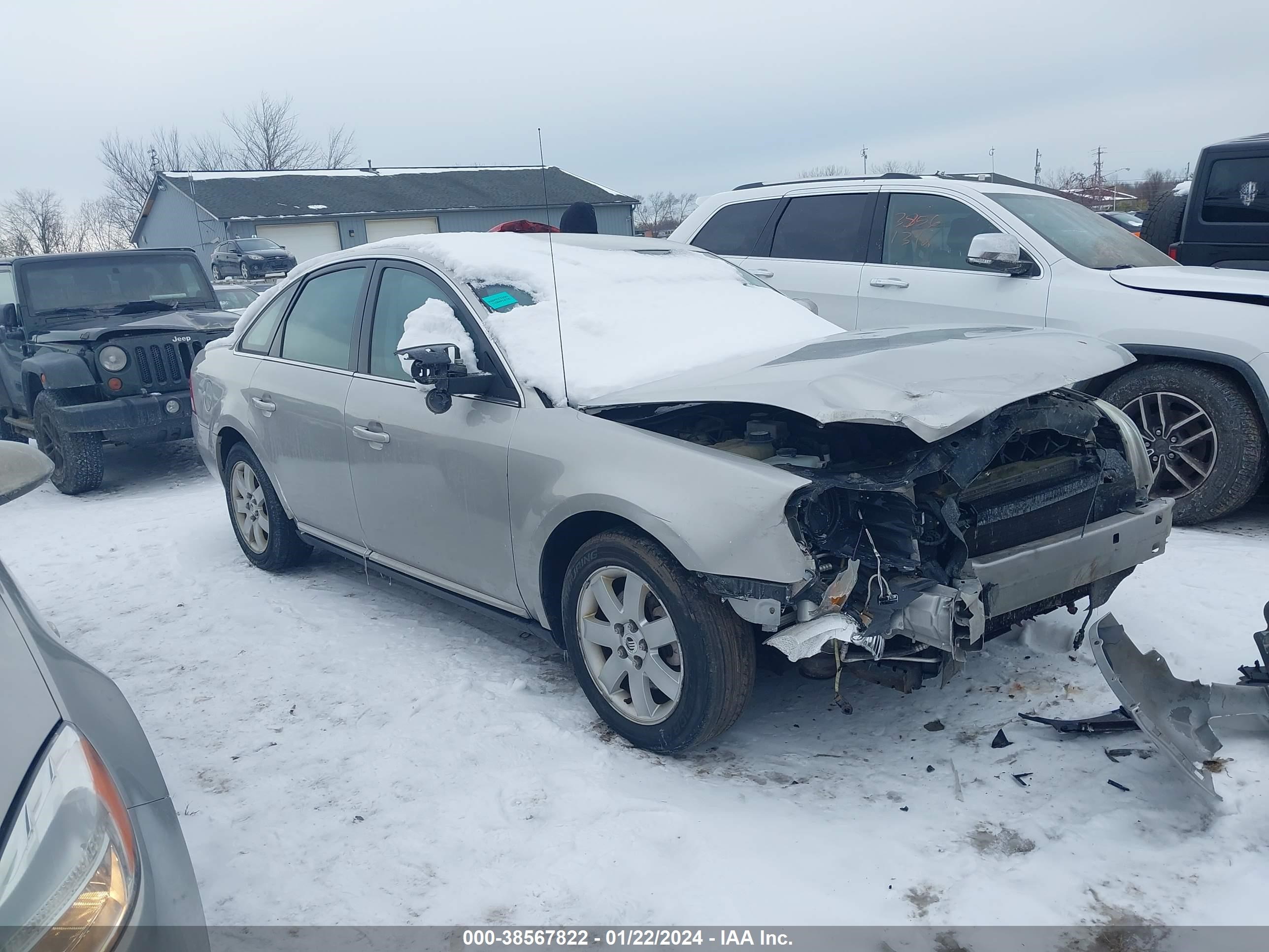 mercury montego 2007 1mefm40167g604117