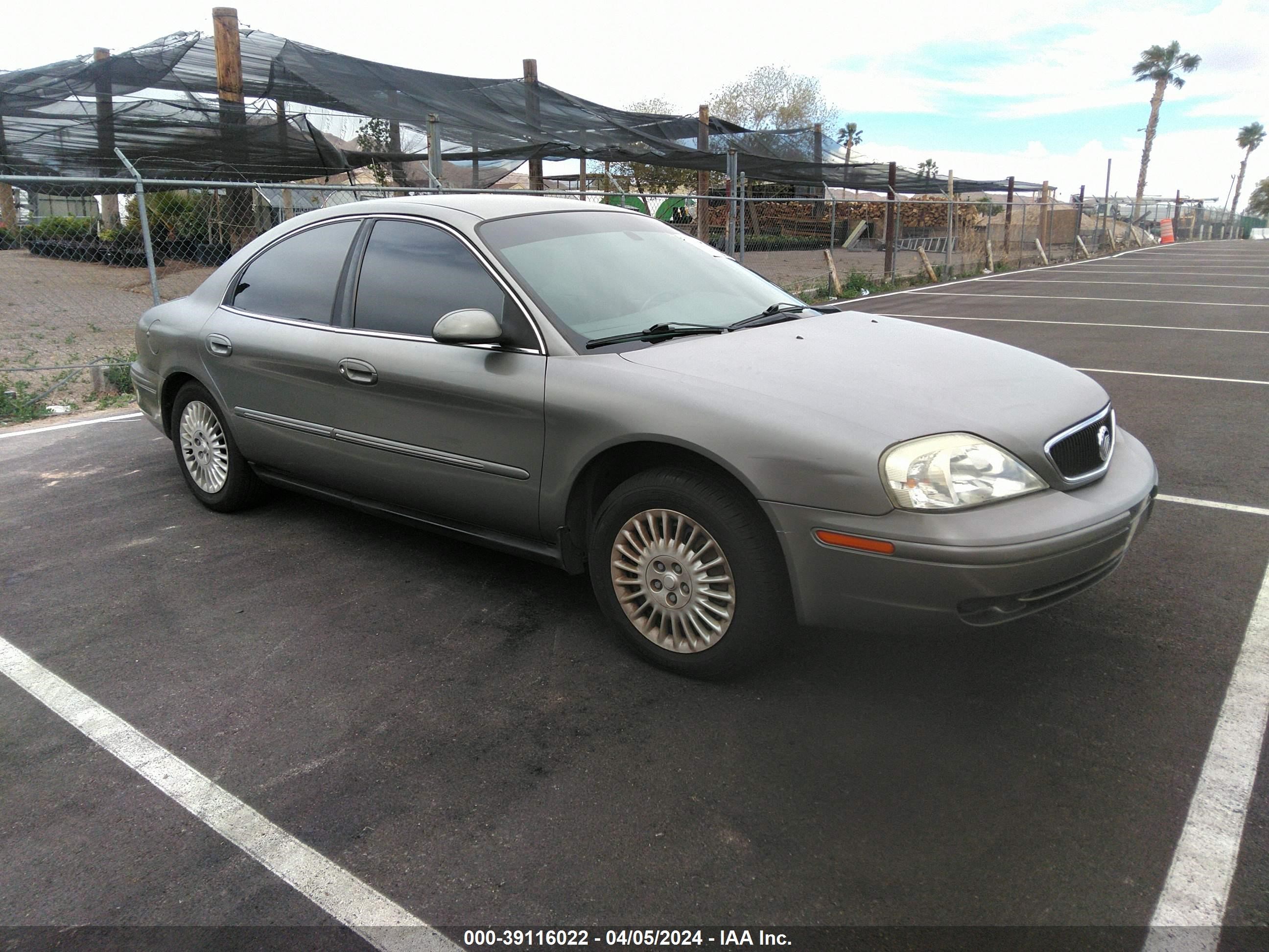 mercury sable 2002 1mefm50u22g611476