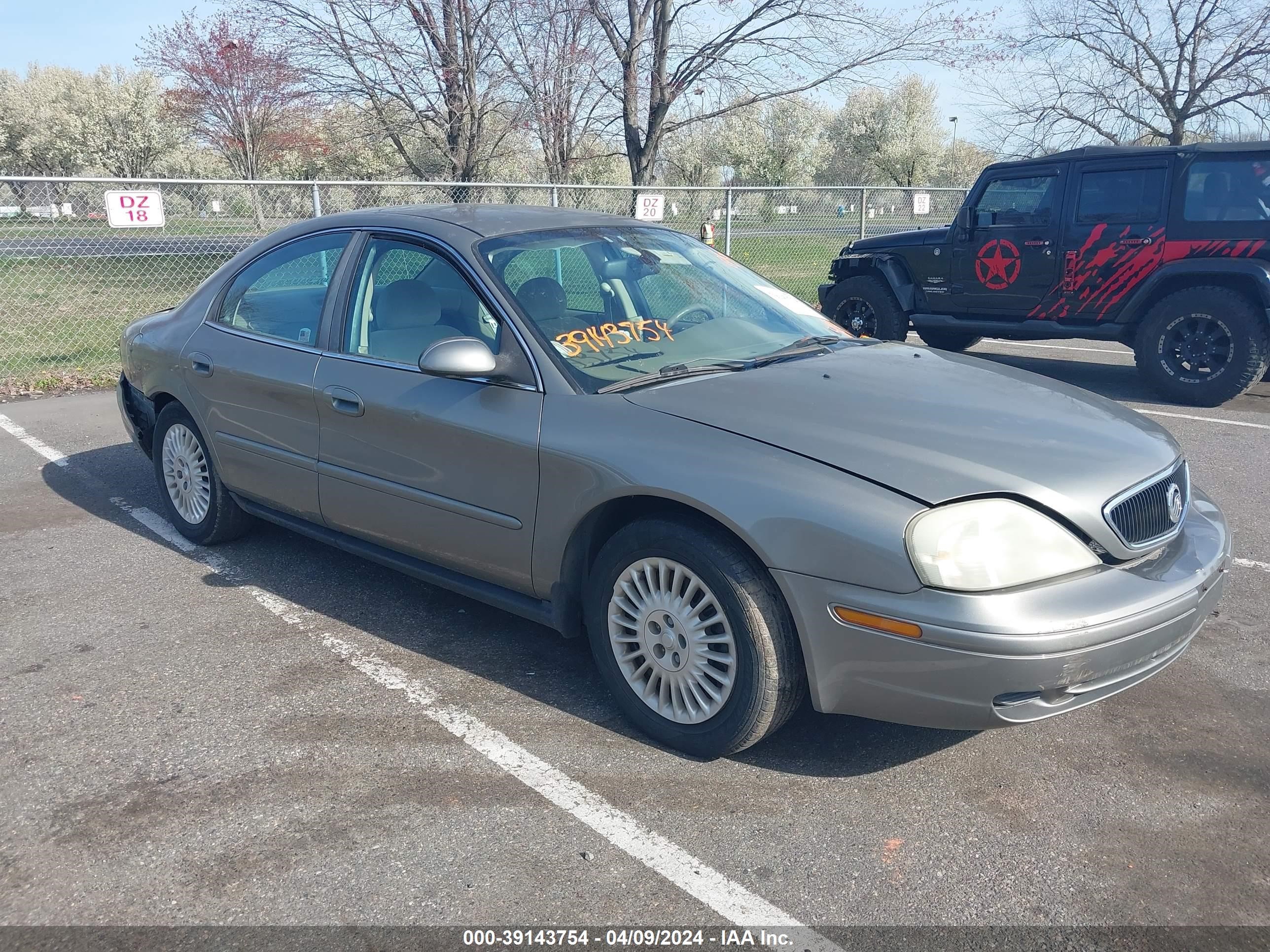 mercury sable 2003 1mefm50ux3g624848