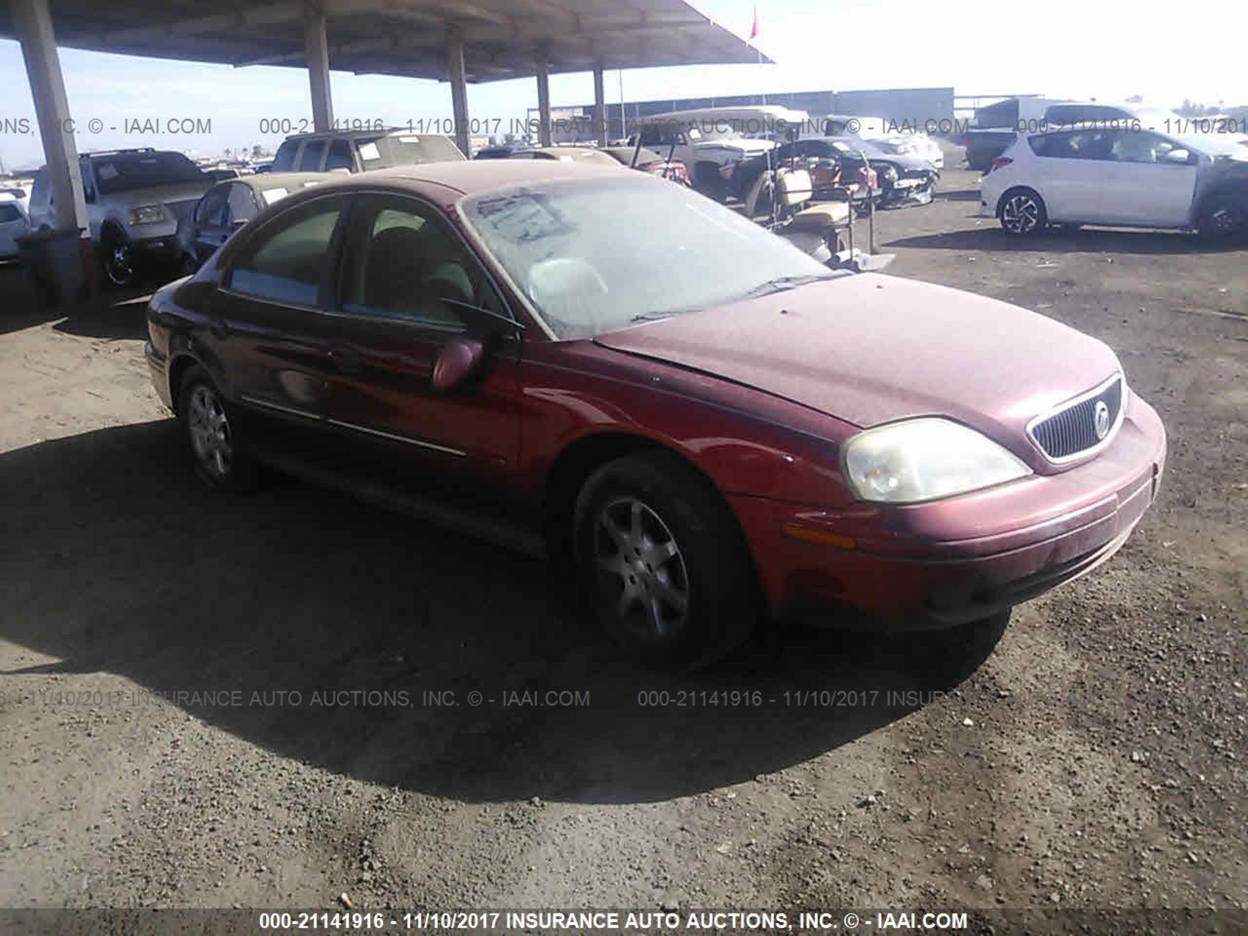 mercury sable 2001 1mefm53ux1g639973