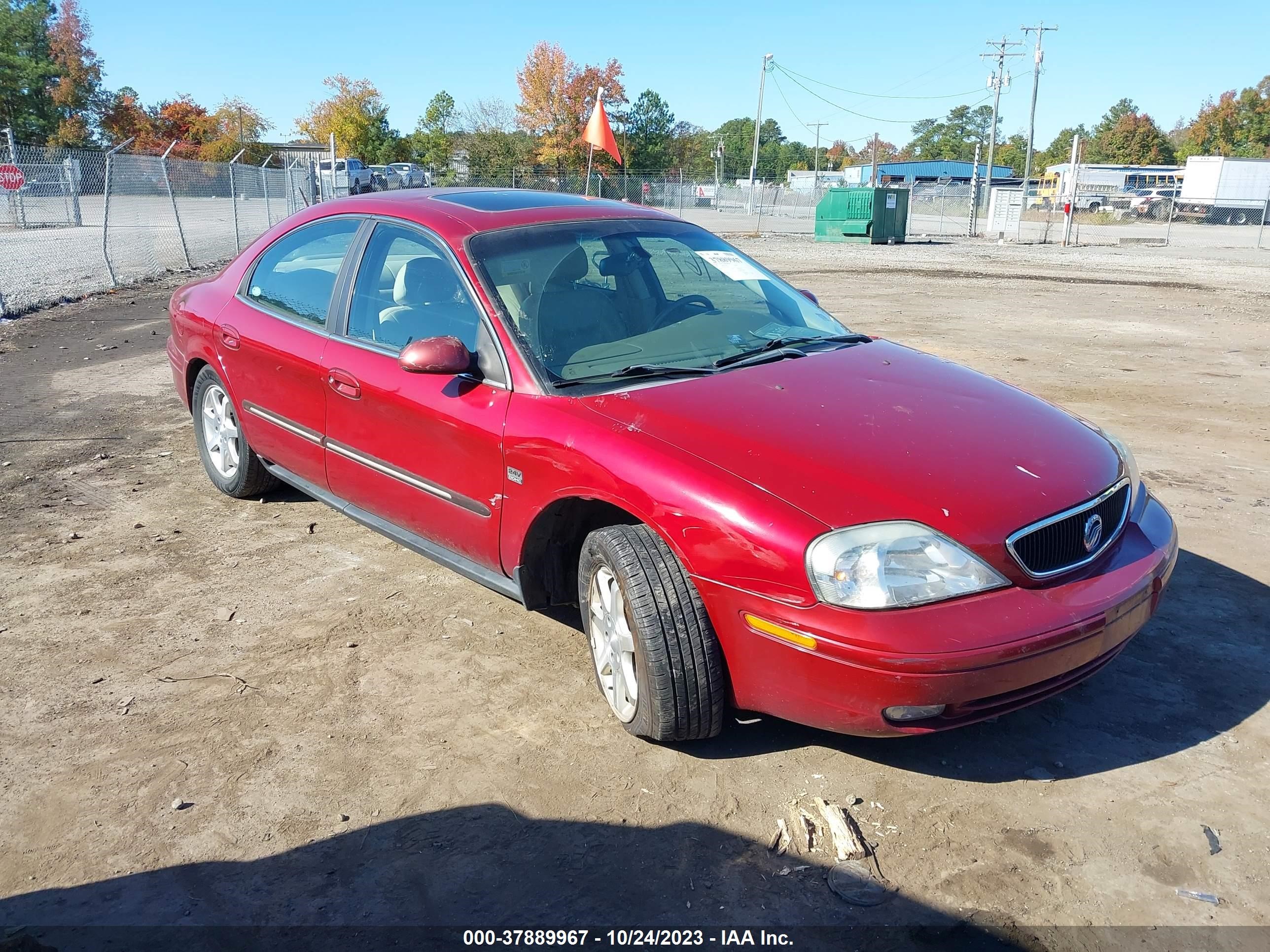 mercury sable 2002 1mefm55s52a615564