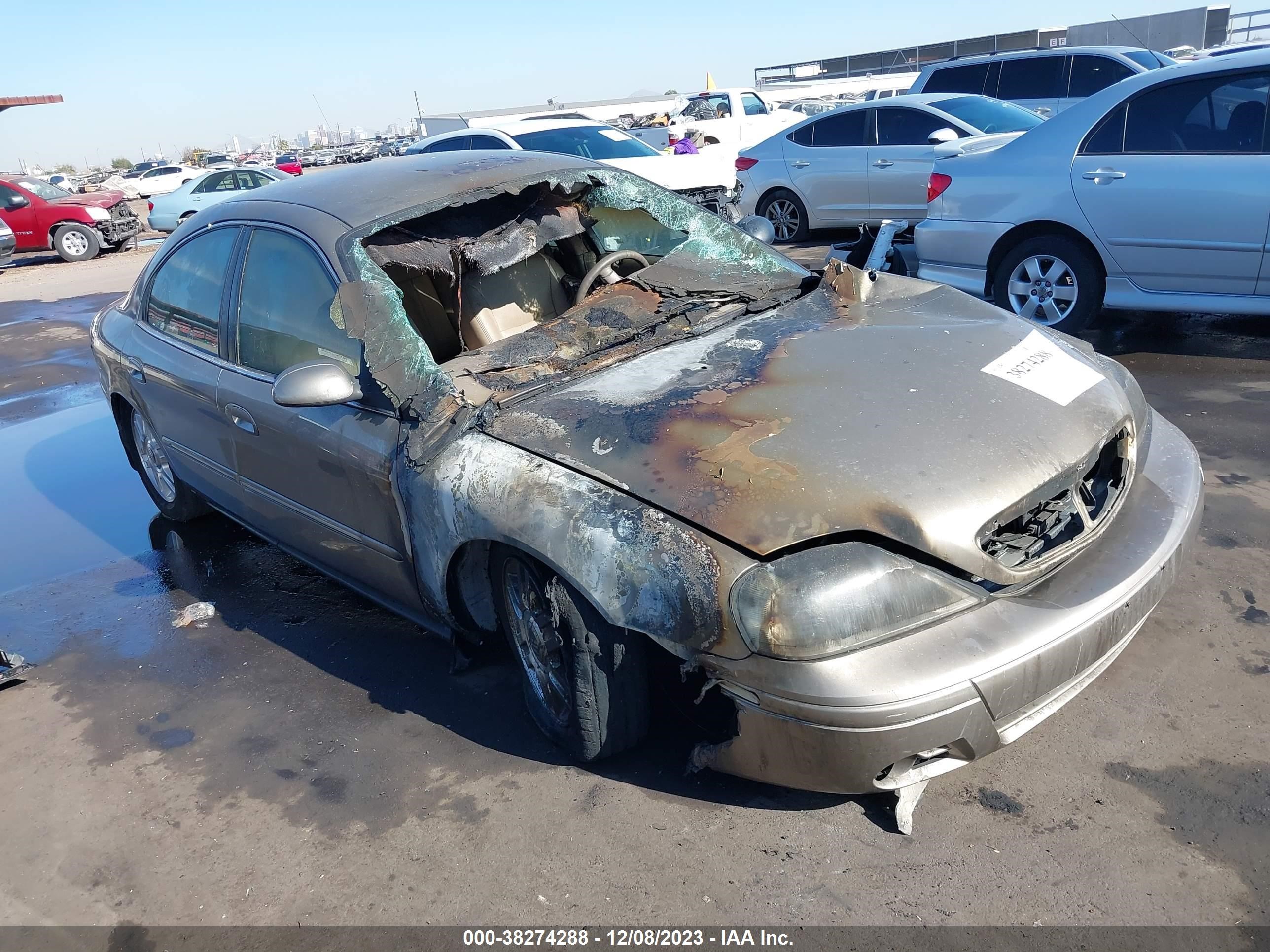 mercury sable 2004 1mefm55sx4g611106