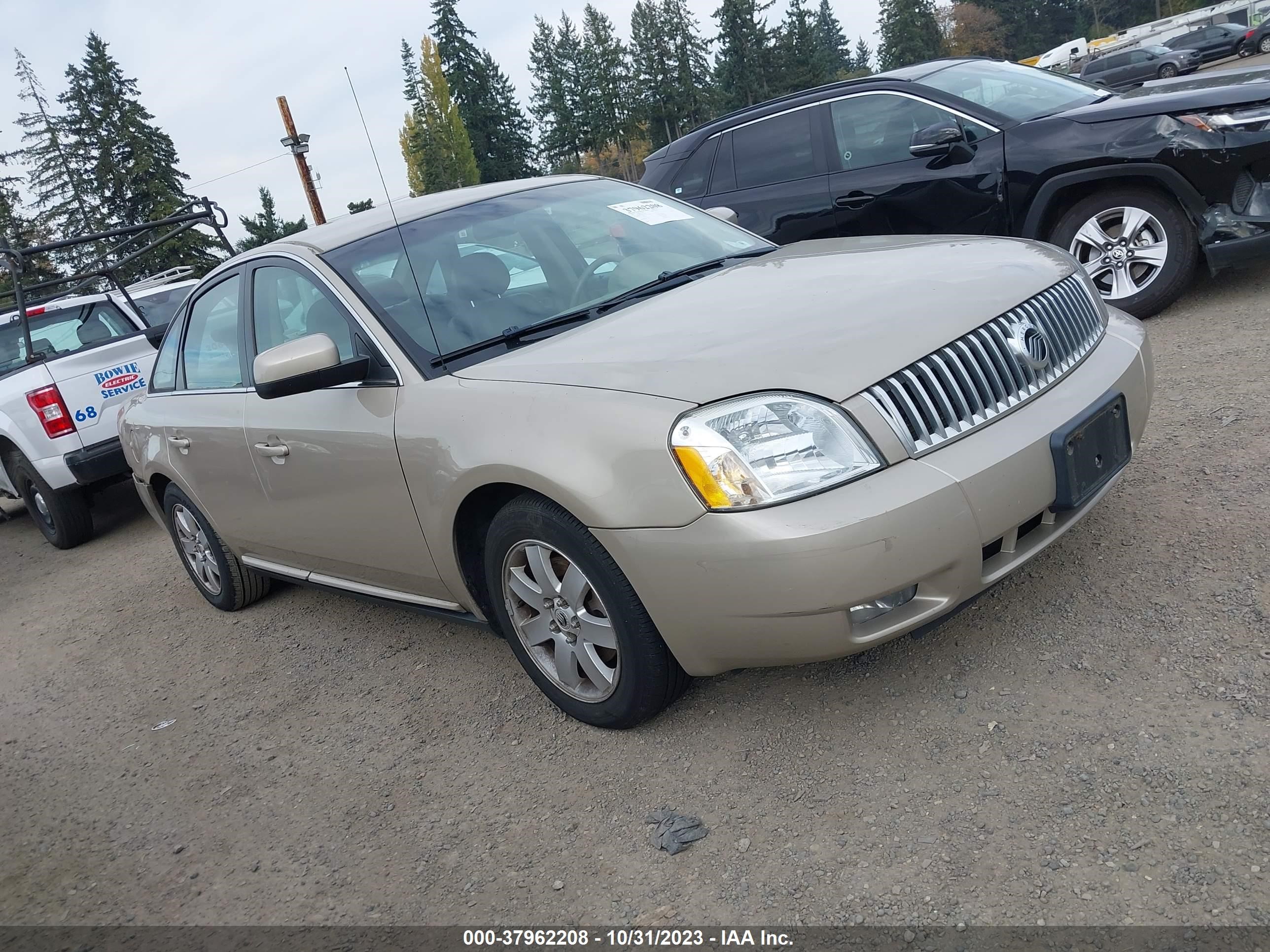 mercury montego 2006 1mehm40136g613378