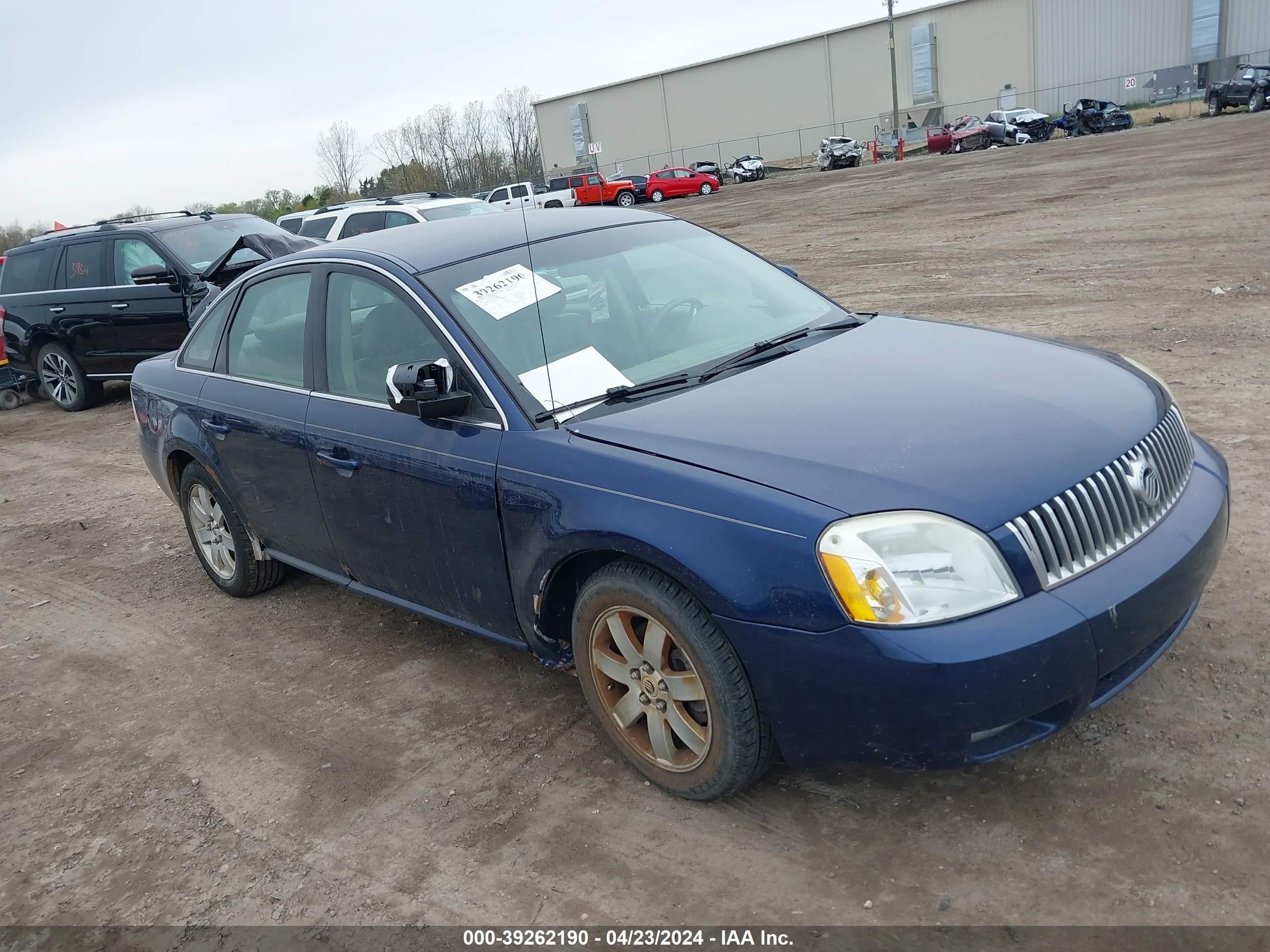 mercury montego 2007 1mehm40157g606725