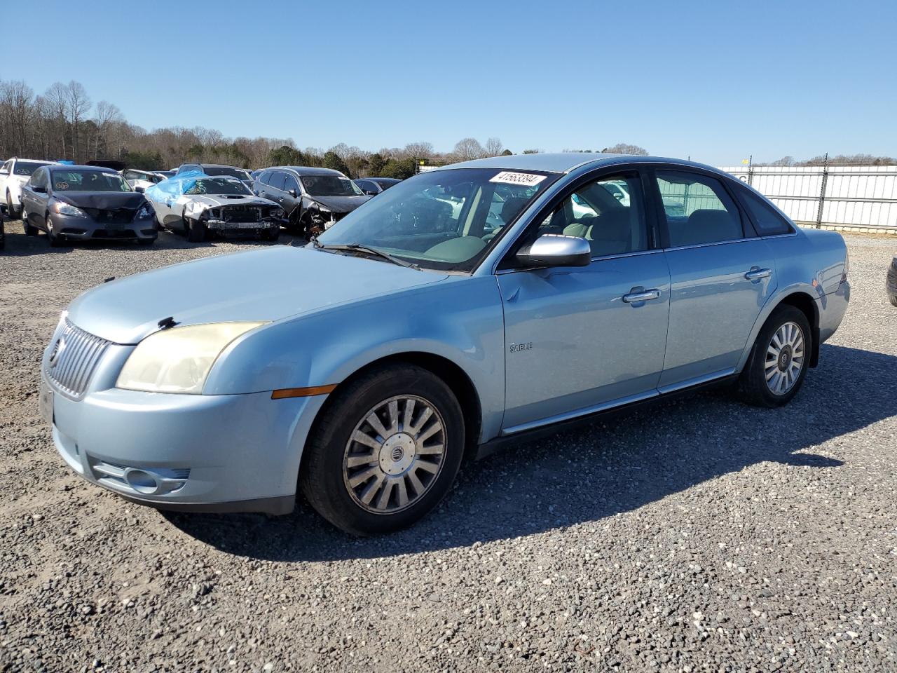 mercury sable 2008 1mehm40w28g619350