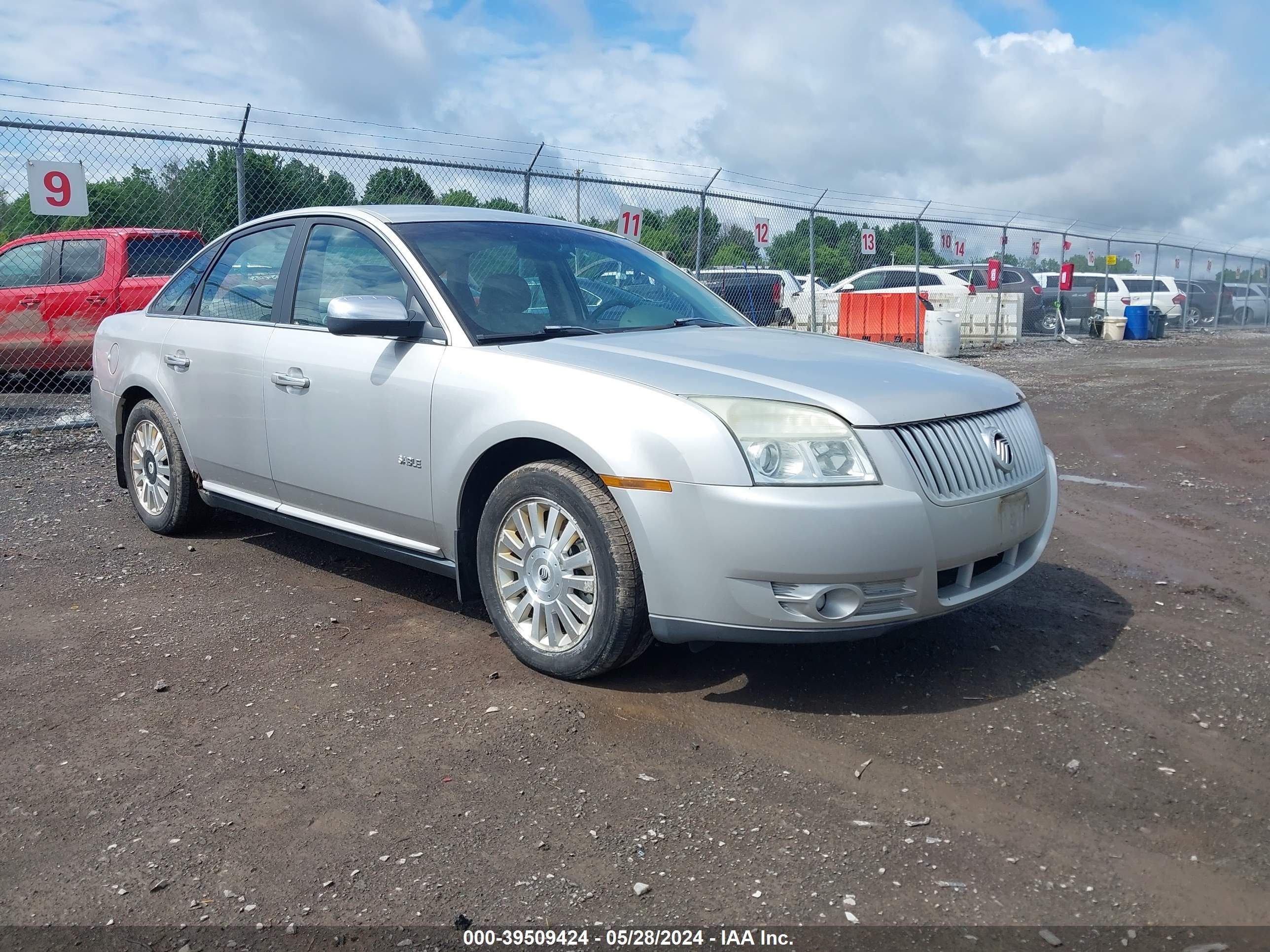 mercury sable 2008 1mehm40w28g621597