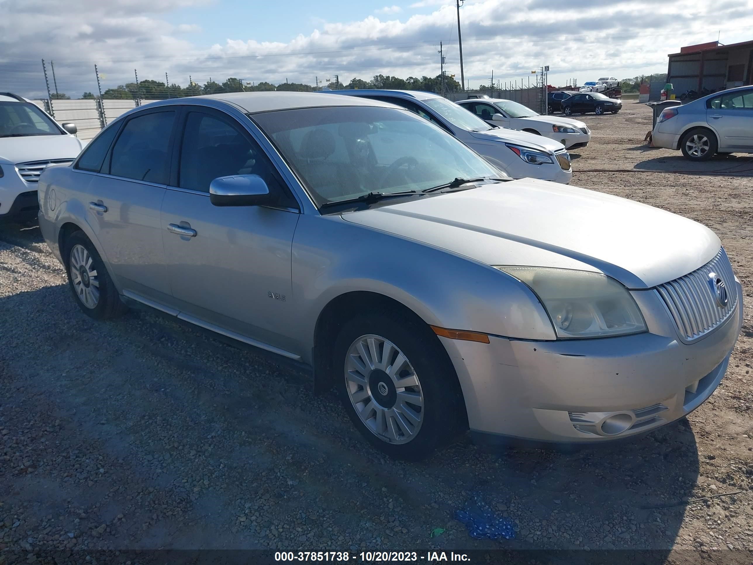 mercury sable 2008 1mehm40w48g612545