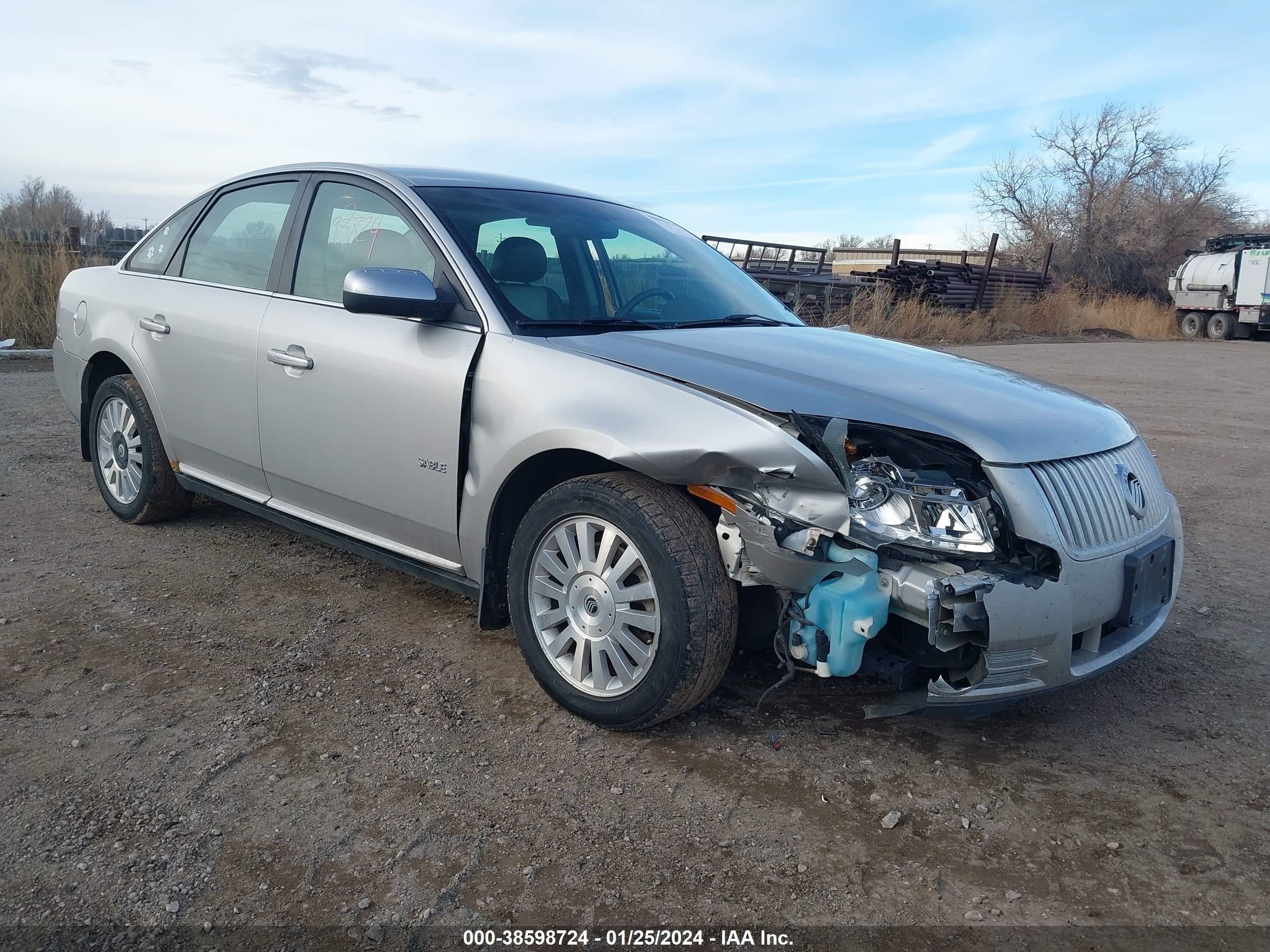 mercury sable 2008 1mehm40w78g621353