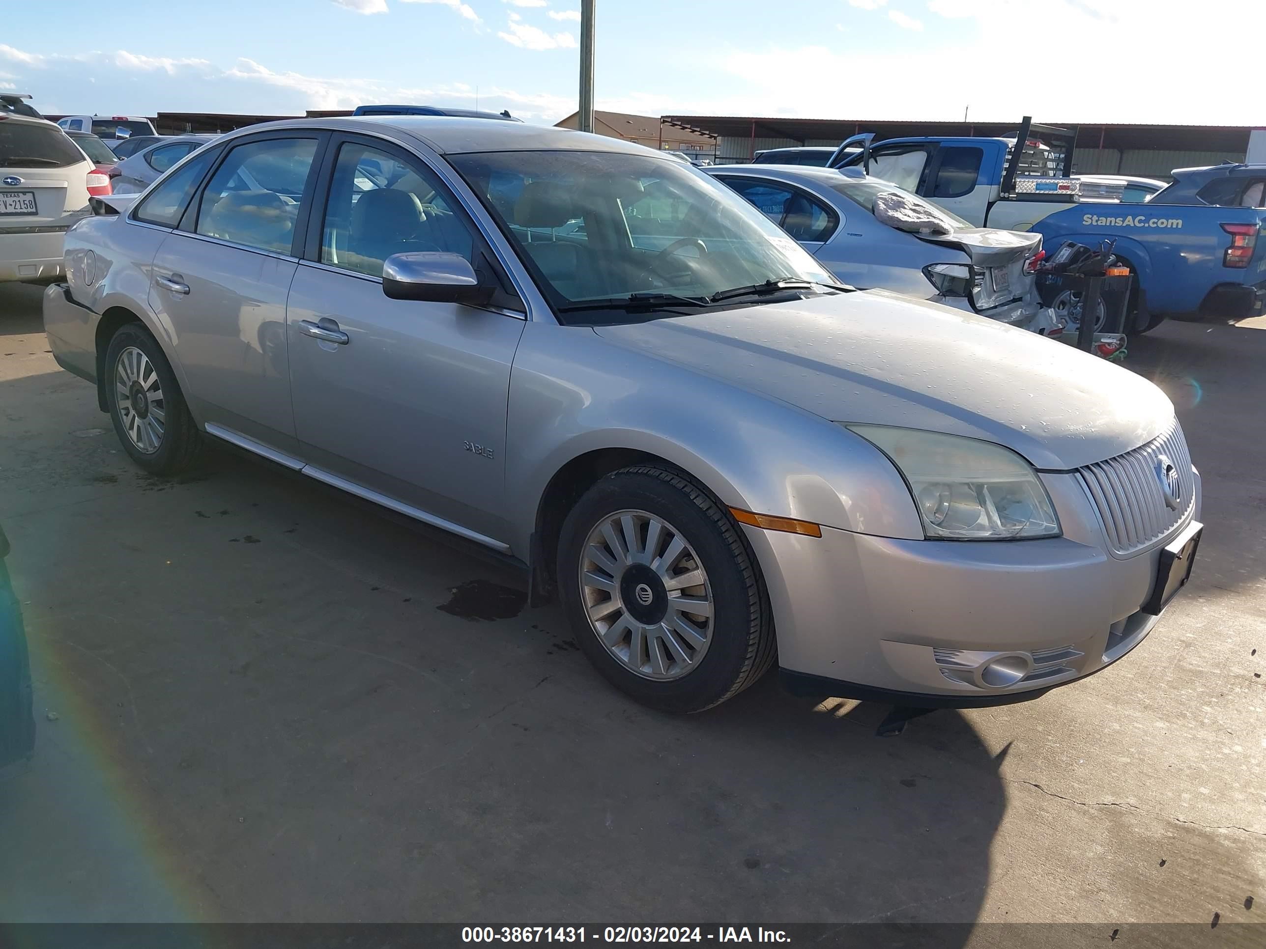 mercury sable 2008 1mehm40wx8g619757