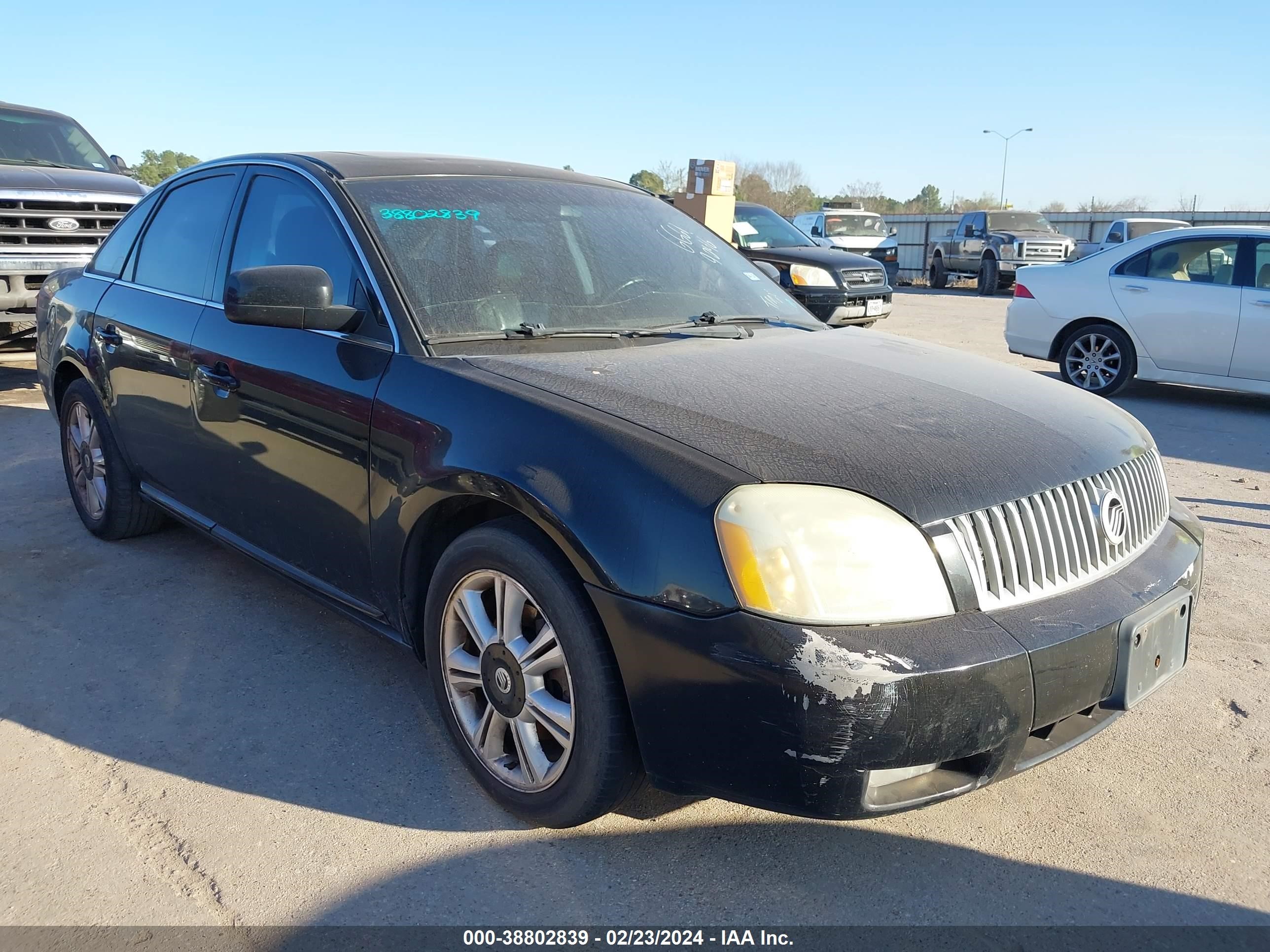 mercury montego 2006 1mehm42116g619046