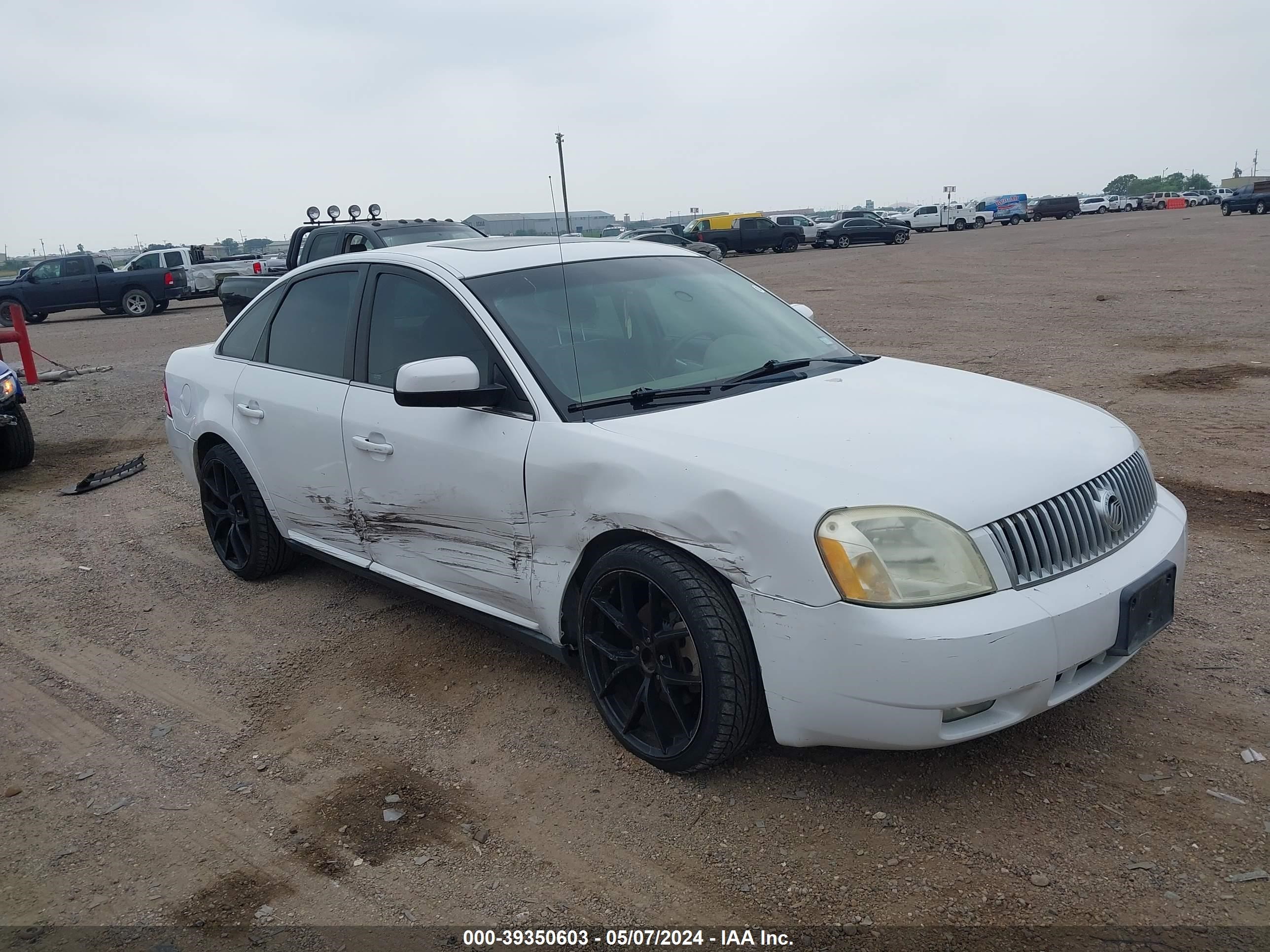 mercury montego 2006 1mehm42196g612748