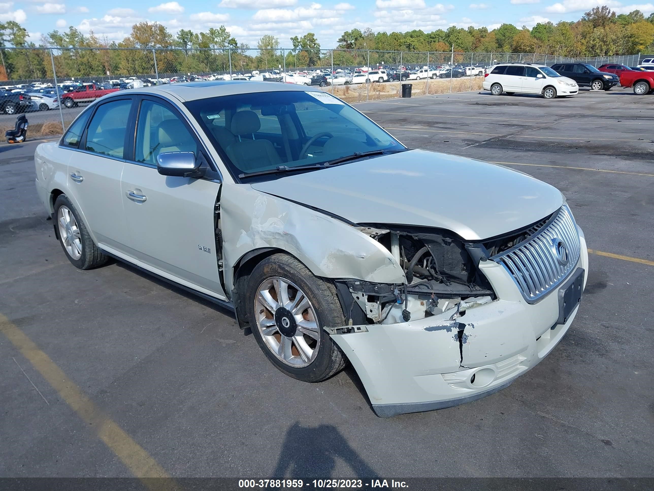 mercury sable 2008 1mehm42w18g606313