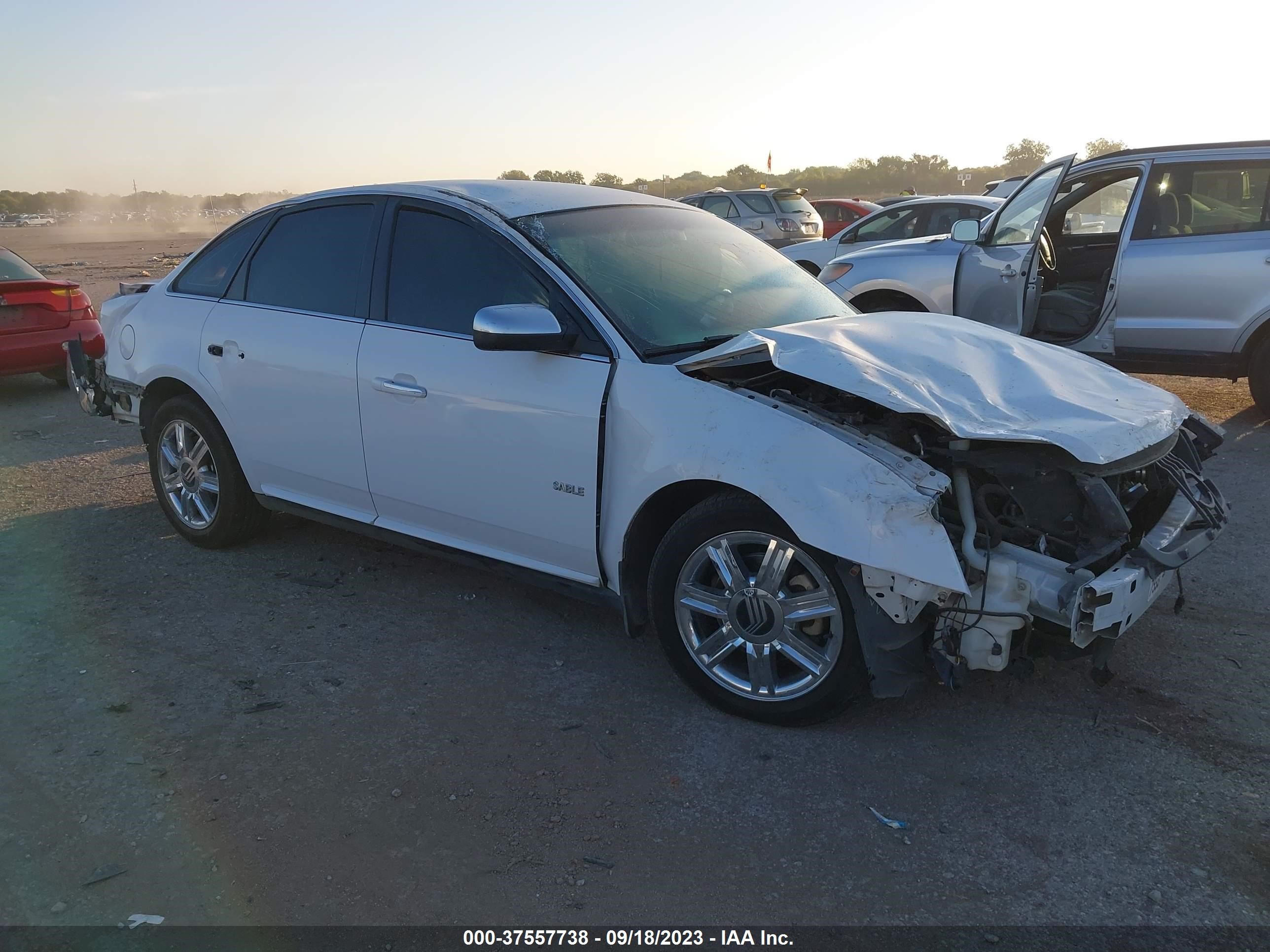 mercury sable 2008 1mehm42w18g627100